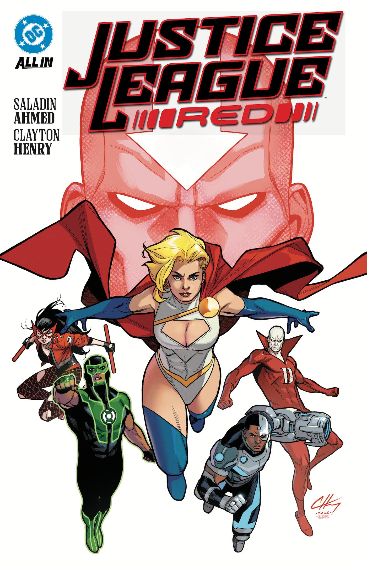 JUSTICE LEAGUE RED GRAPHIC NOVEL (136 Pages) New Paperback Collect 6 Part Series