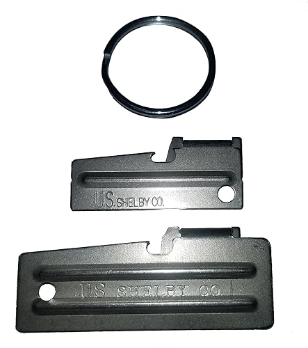 's US SHELBY CO. Abrelatas de estilo militar, P-38 y P-51 con llavero (paquete de 3 piezas)