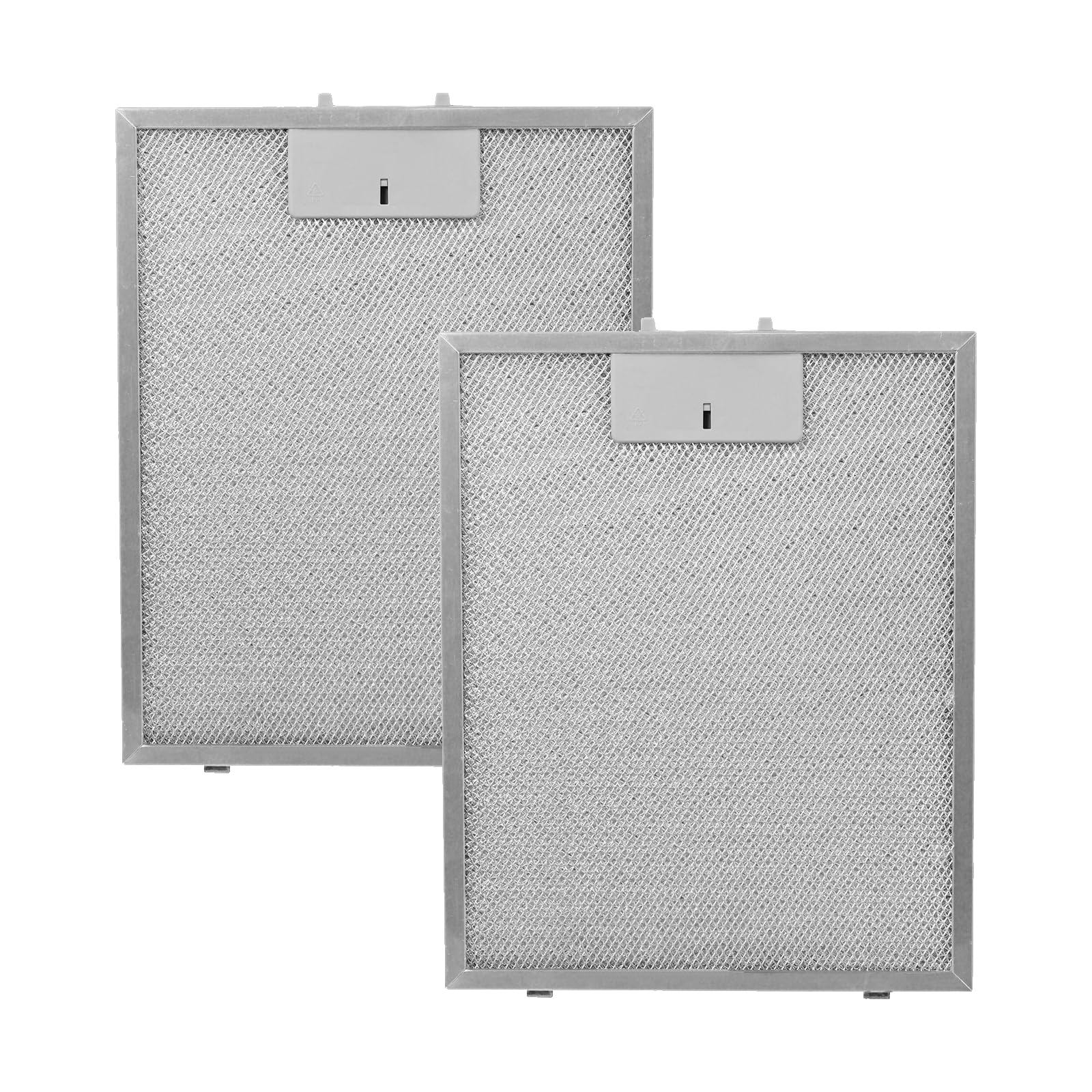 2 Stück Metallfettfilter für Dunstabzugshauben,Dunstabzugshaubenfilter,Öl- und Gasabscheidesieb,Küchenzubehör aus Aluminium, Universal für Küchenabzugshauben,Austauschfilter (298 * 239mm)