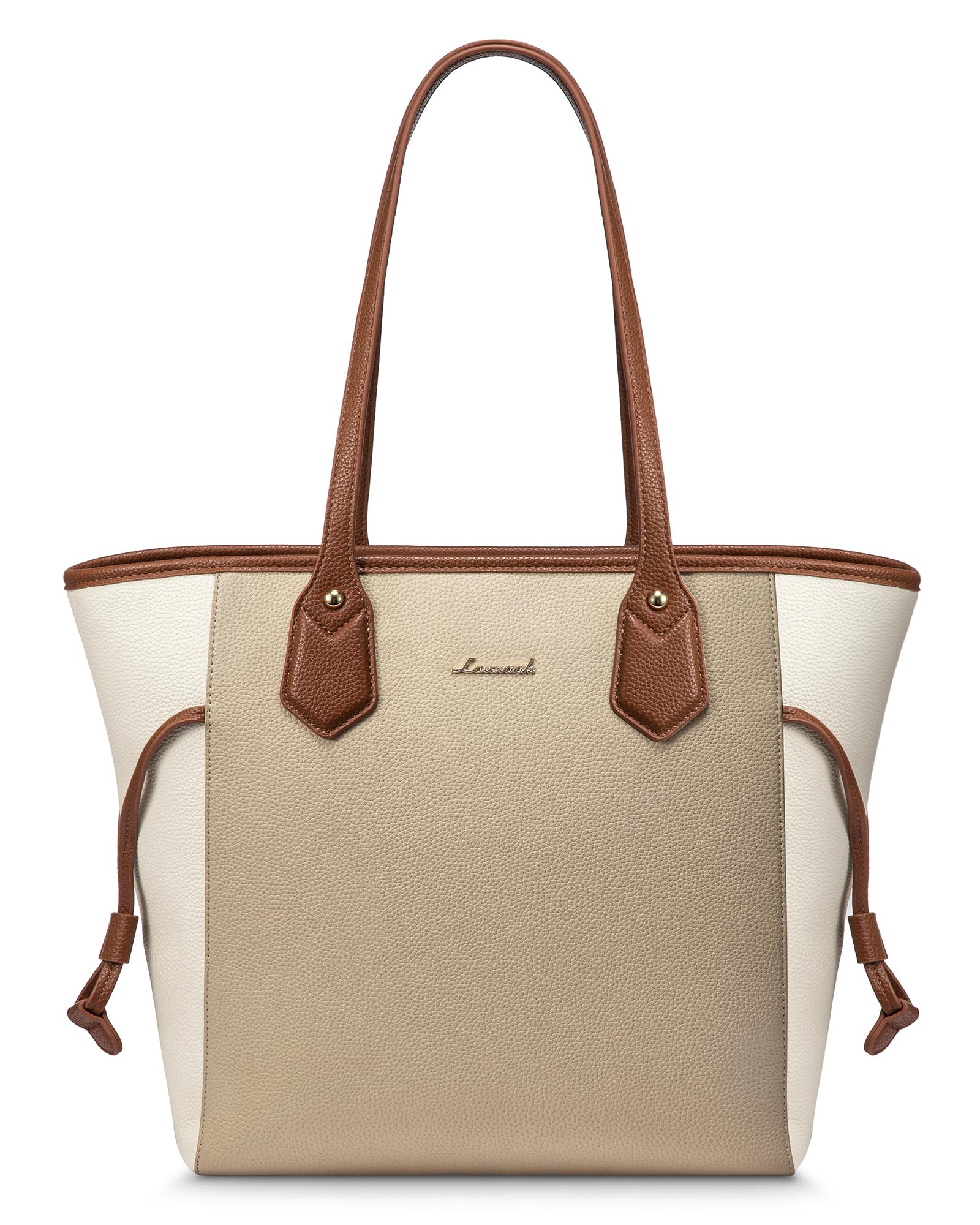 LOVEVOOK Leather Tote Bag for Women, Lightweight Large Capacity Handbag, Waterproof Tote Purse, Ideal for Work, College, Travel, and Gifts, for Teachers, Office Professionals, and Students