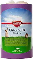 Kaytee Tubo de brinquedo mastigável para coelhos de estimação e porquinhos-da-índia, grande