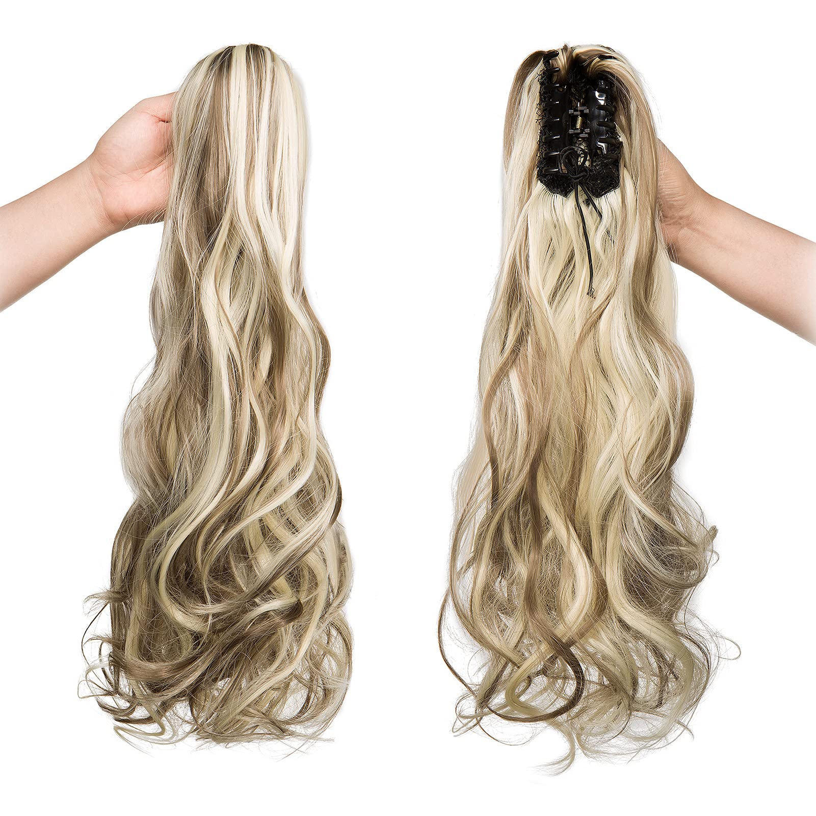 Extension Postiche Queue De Cheval 70 Cm Blond Clair Doré - Neuf Avec étiquettes, Fixation Par Pince