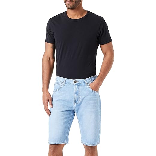 Lee Pantalones Cortos de 5 Bolsillos Casuales, Luz Fresca usada en, 32W para Hombre