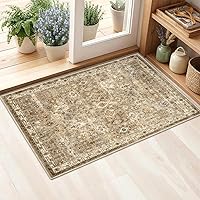 Vista 39 de Alfombra de área lavable de 5 x 7 pies para sala de estar, alfombra grande abstracta para comedor, dormitorio, alfombra antideslizante de 5 x 7