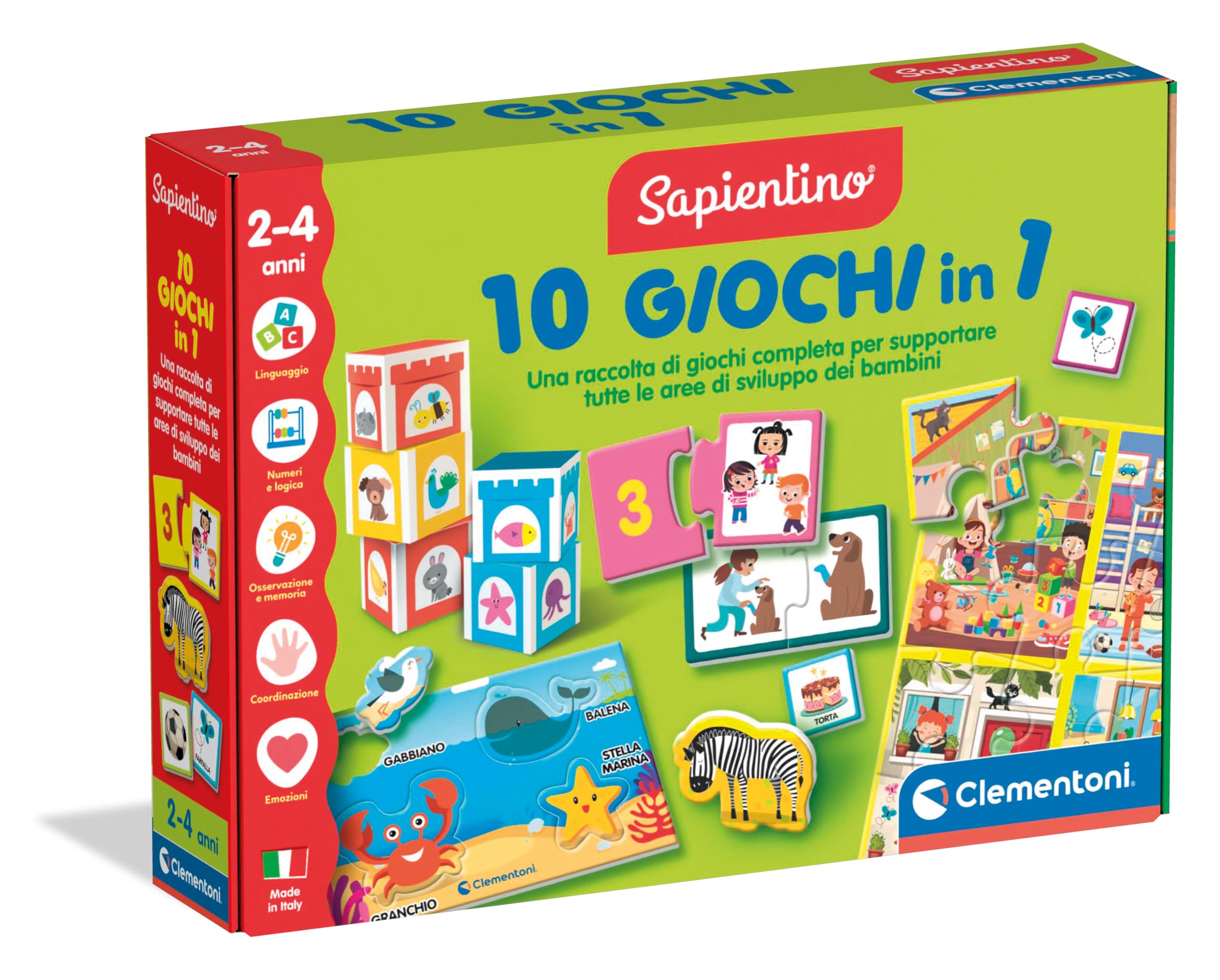 Clementoni - 16415 - Sapientino Baby Montessori - Primi Giochi - Gioco Educativo 1 Anno