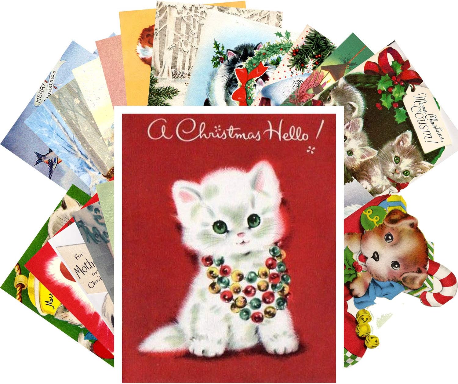 17 Vntage Holday Chrstmas Cards - Snowman Themed - (NBPE#2627E) - Etsy - View #3
