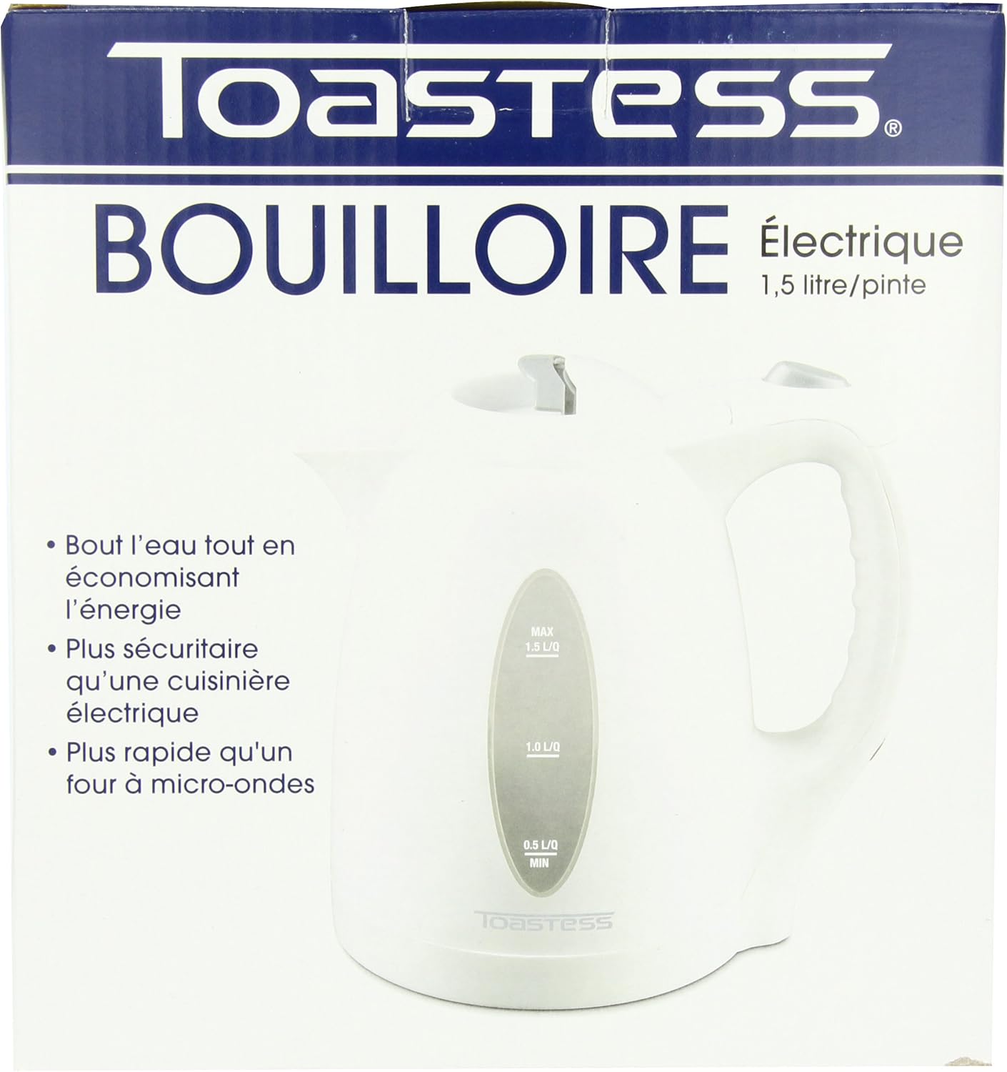 Toastess Electric Jug Kettle 1.5Litre, White Amazon.ca Home