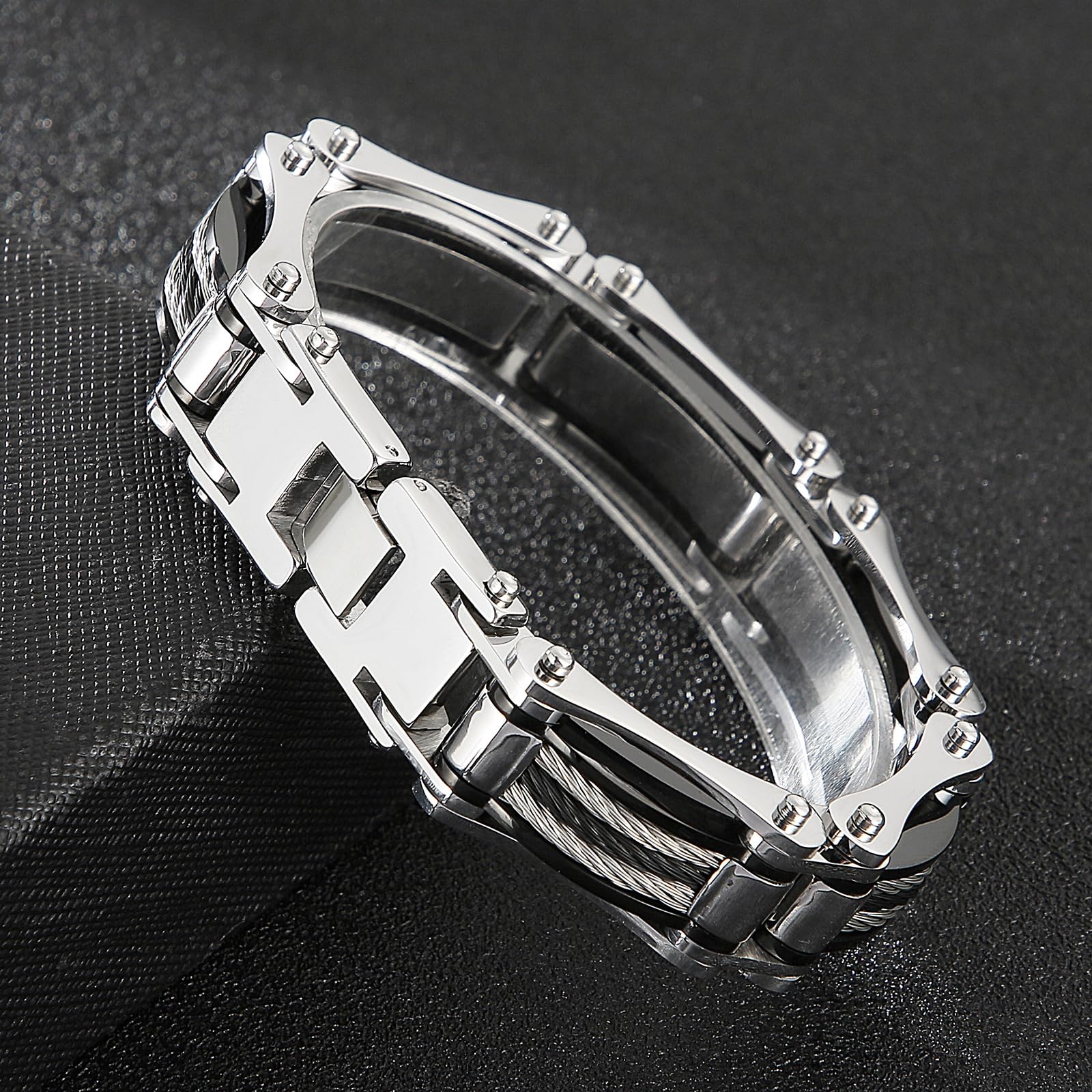 Armbänder Herren Armband Geschenk Armreif Retro Fahrradkette Armband Punk Armband Stilvoller Lässiger Armreif