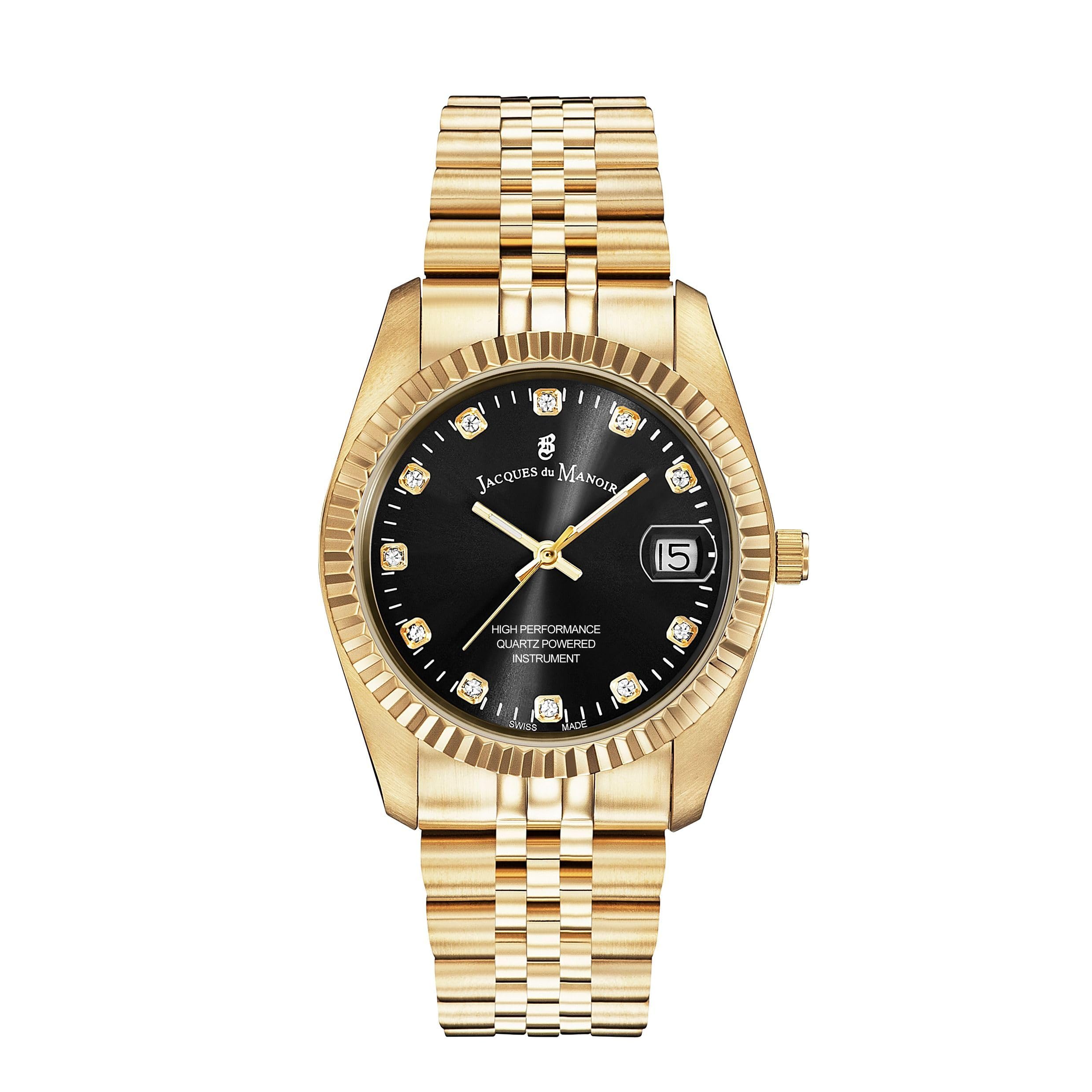 JACQUES DU MANOIR Orologio Analogico al Quarzo Donna con Cinturino in Acciaio Inossidabile NRO.21