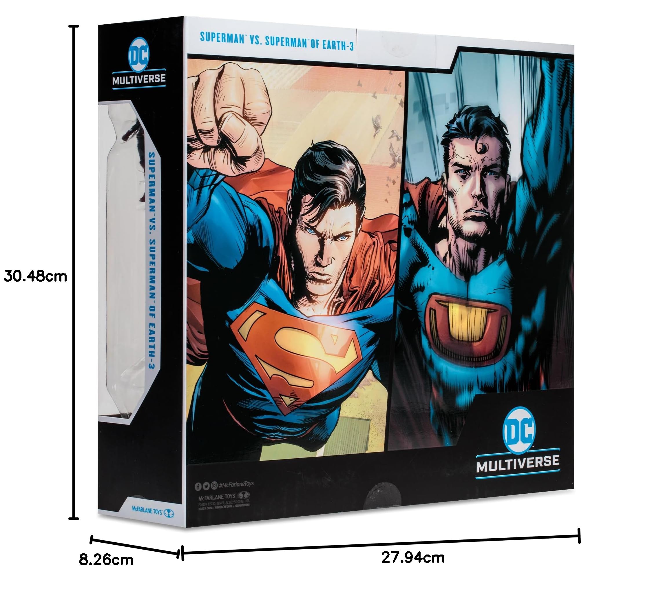 McFarlane DC Multiverse Multipack Actionfigur Superman vs Superman of Earth-3 (Gold Label) 18 cm