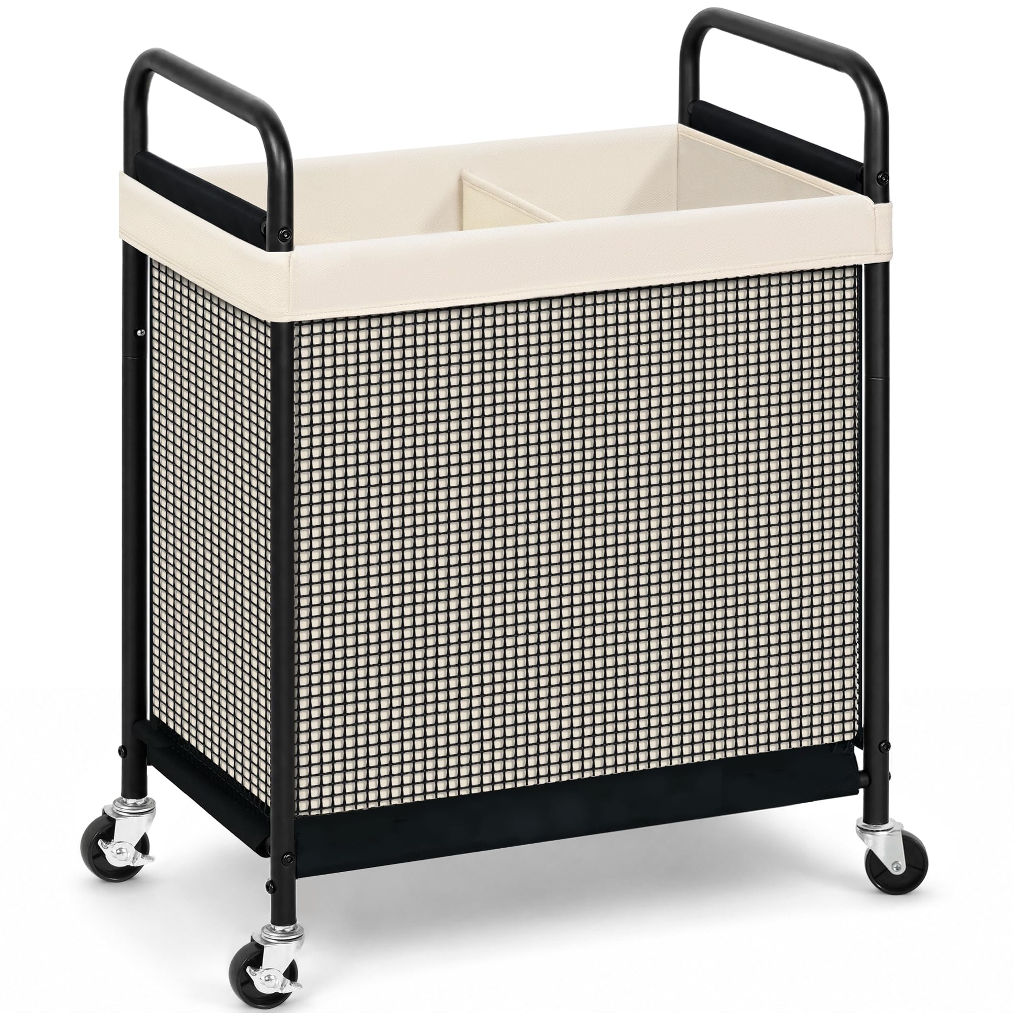 STORAGE MANIAC Rolling Laundry Hamper