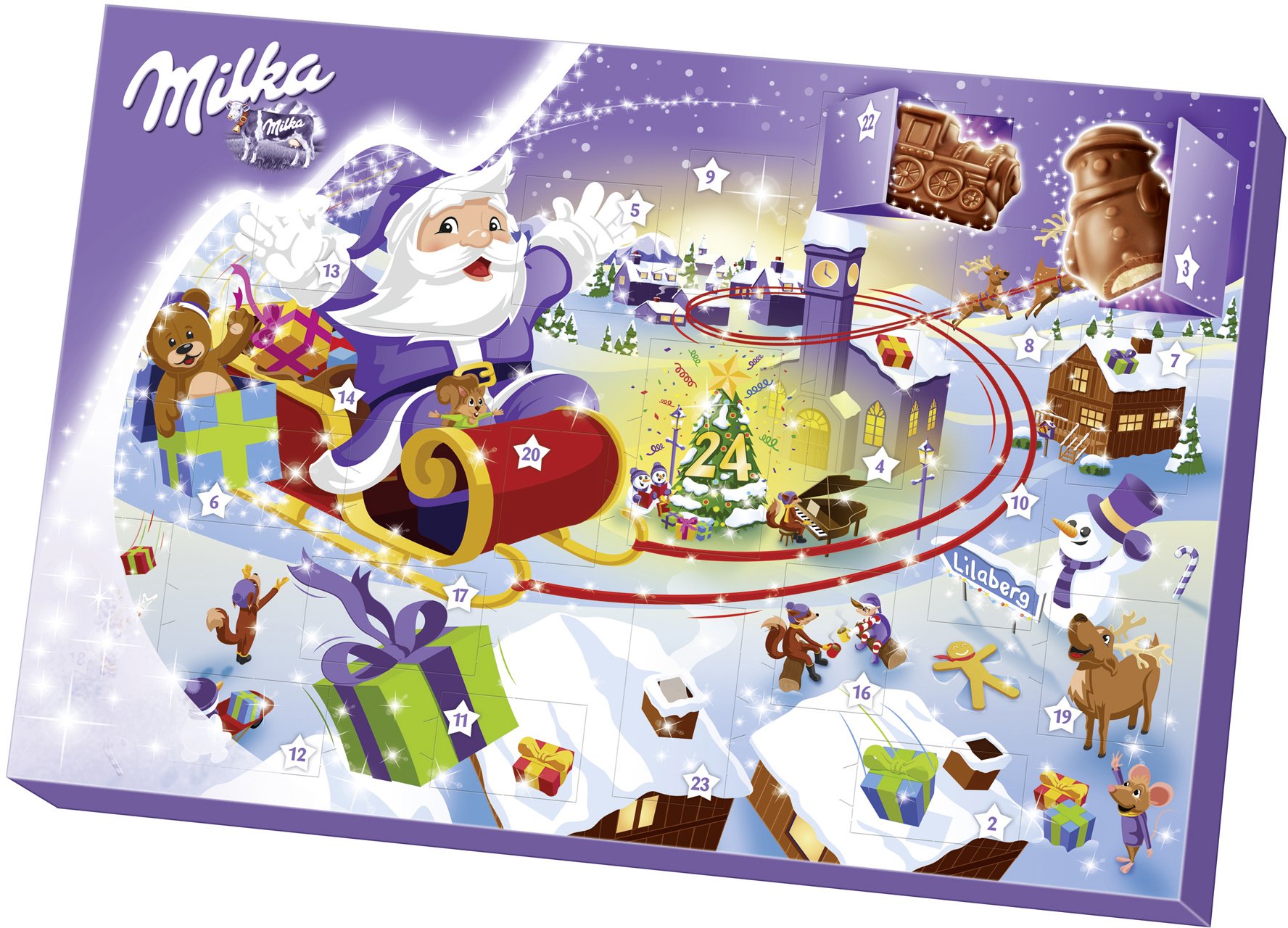 Milka Advent Calendar 200g Amazon.co.uk Grocery