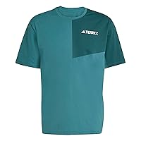 Adidas Uomo Terrex Multi Climacool T-Shirt, Mystery Green