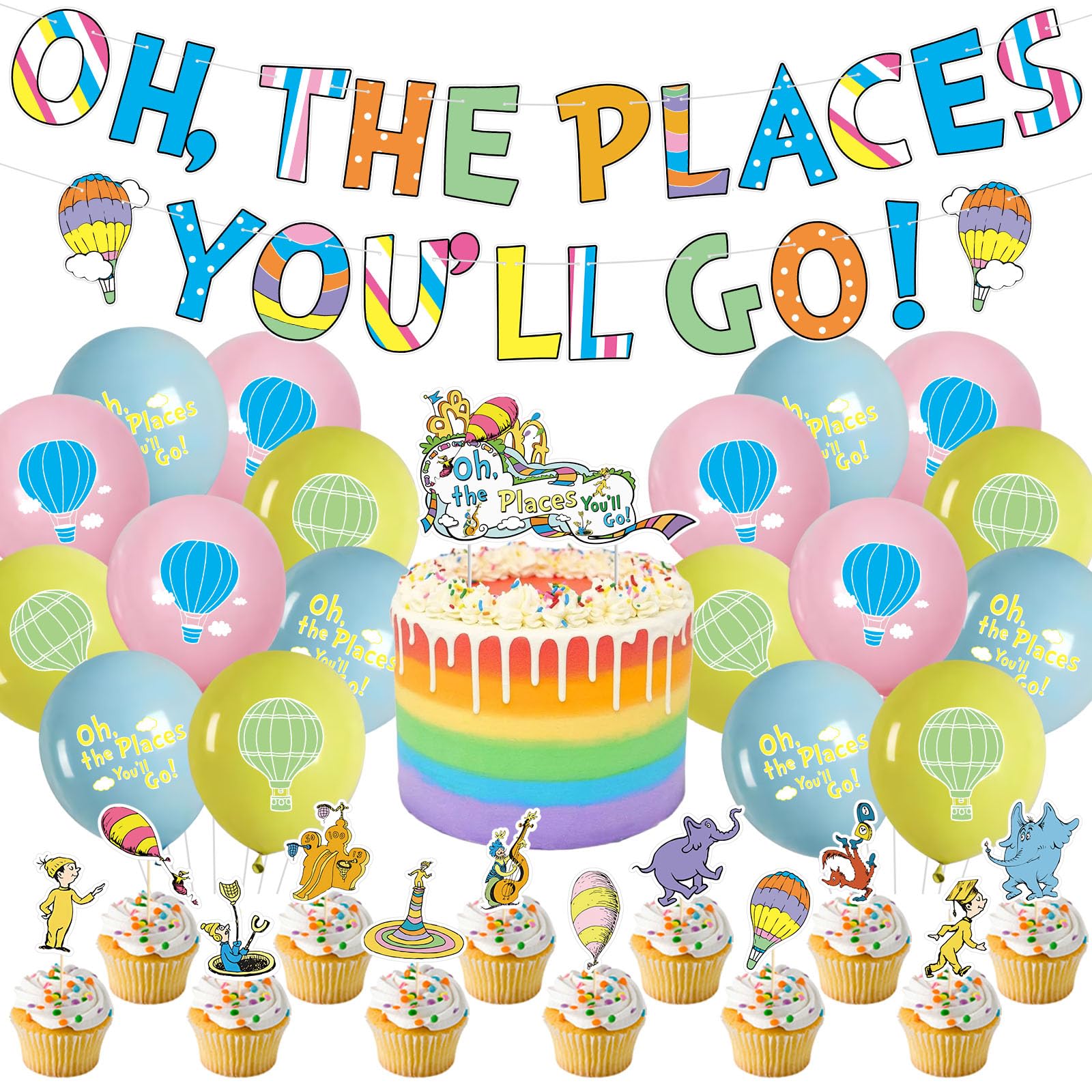 Oh The Places Youll Go Graduation Decorations Oh The Places ...