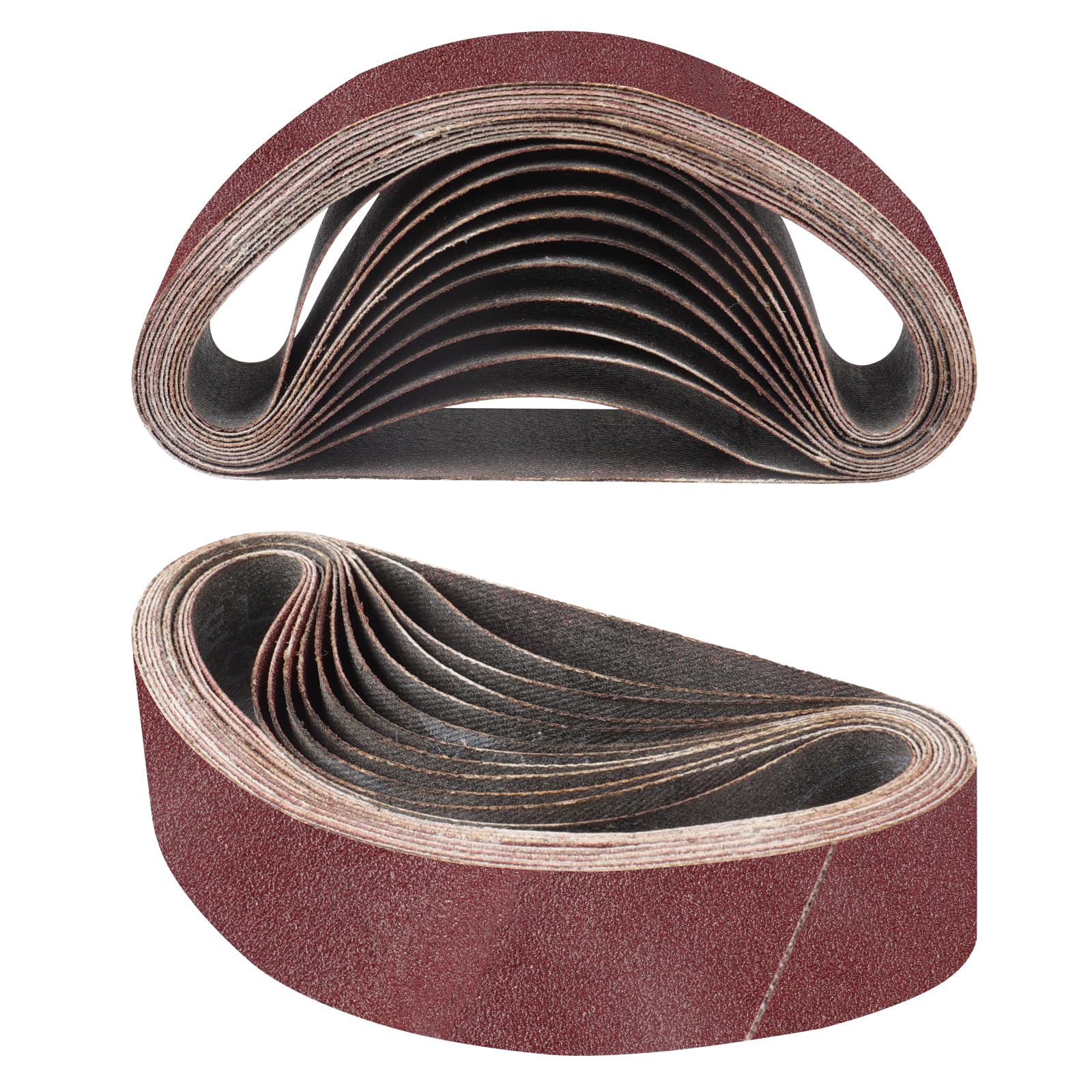 STEBRUAM 10PCS Sanding Belt 30 x 330 mm 60 Grit
