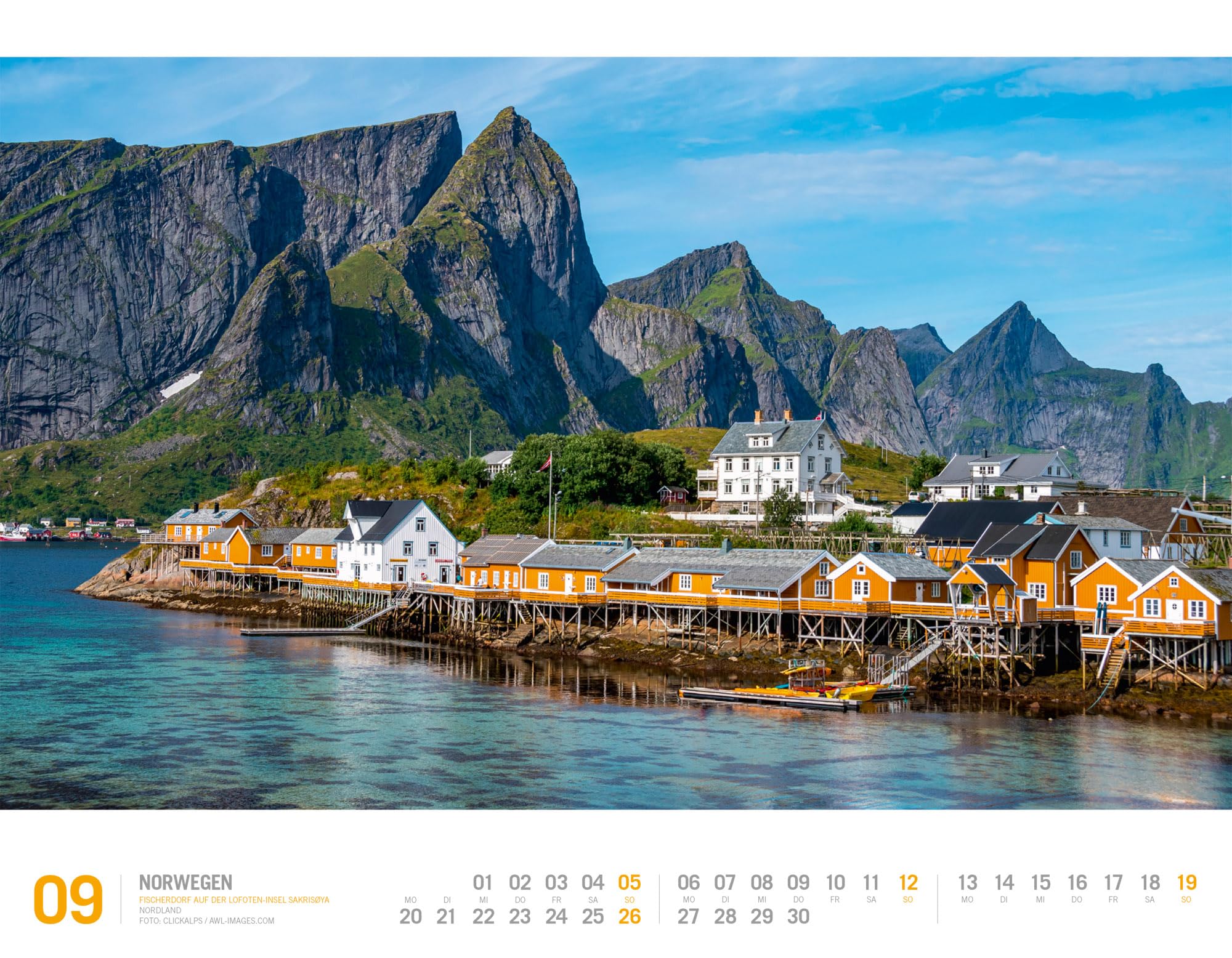 Norwegen Kalender 2027 | Unterwegs zwischen Fjordland und Nordkap | Imposanter Reise-Kalender im großen Querformat (54x42 cm) | Skandinavien