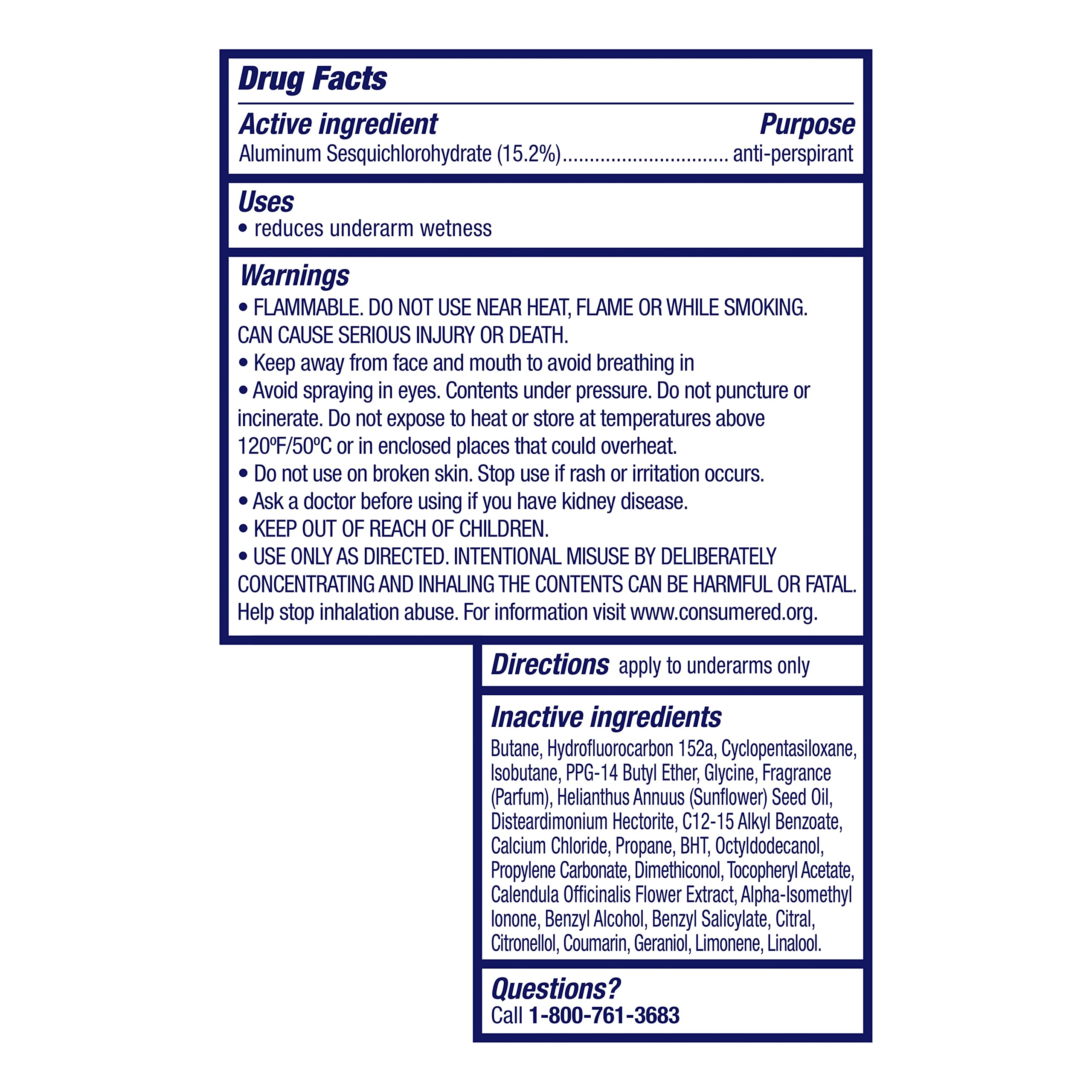 Dove Ultimate Dry Spray Antiperspirant Deodorant, 3.8 oz, 2 Count
