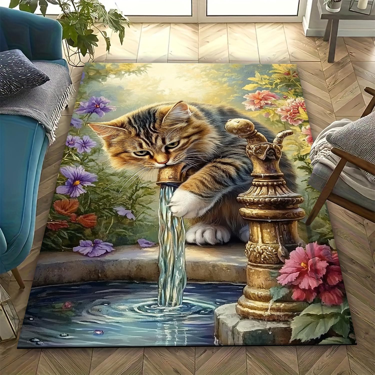 Tapis de sol antidérapant pour sécuriser le salon et protéger les parquets