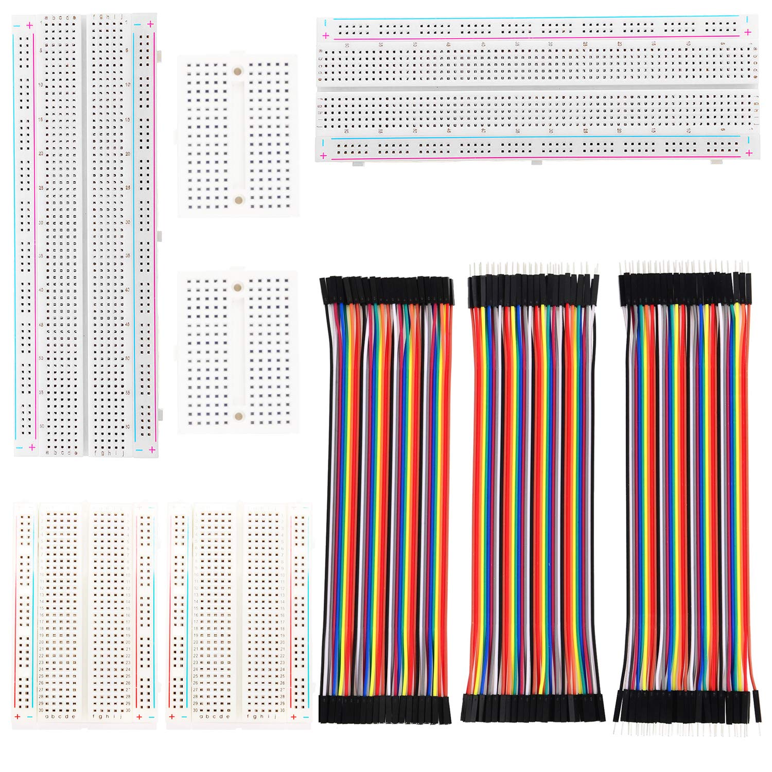 REES52 Breadboard and jumper wires, Breadboard Kit (830, 400, 170), Jumper Wire Kit (M-M, M-F, F-F), Breadboard, Jumper Wire (B08X2RRNN2) Amazon Price History, Amazon Price Tracker