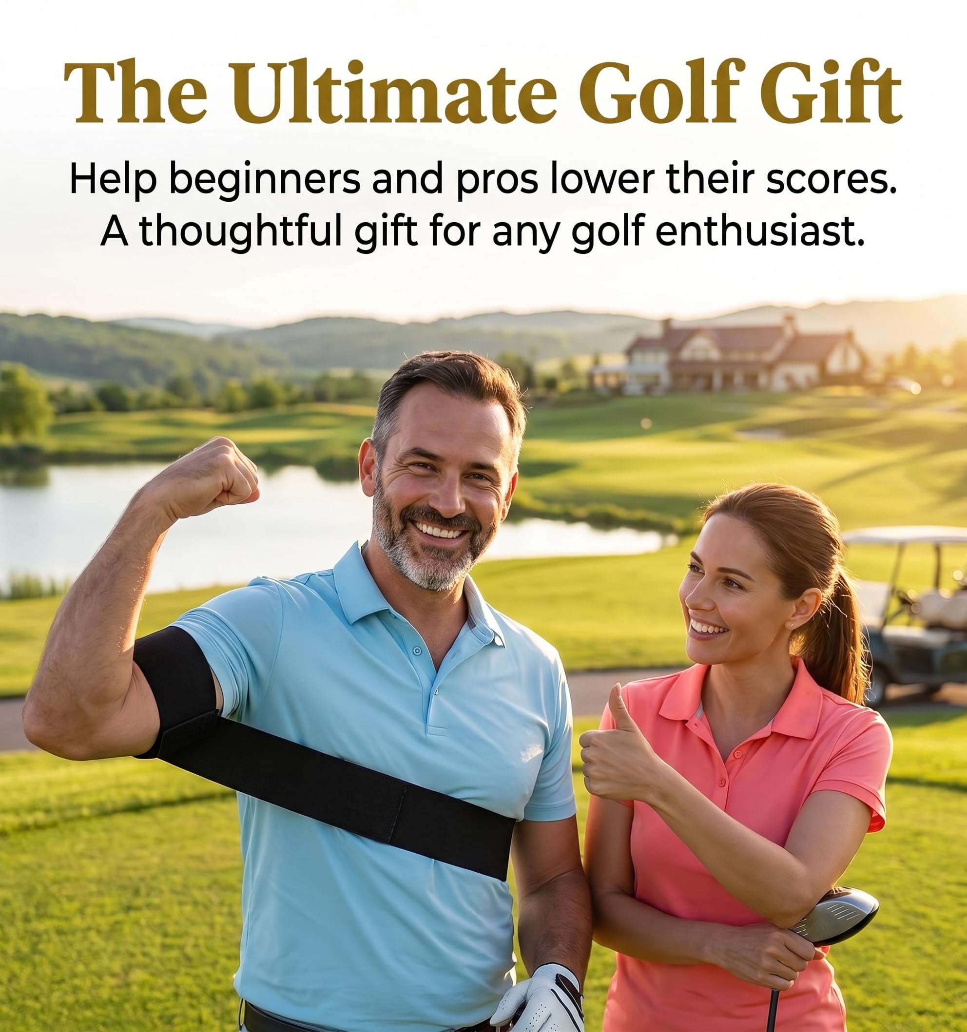 Slider - Banda de entrenamiento de golf y banda de swing de golf - Entrenador de oscilación ajustable para brazos, Slider Golf Training Aid, pulsera de corrección elástica para entrenamiento en