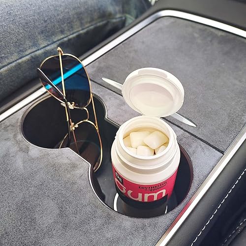 Miniatura 6 de DC24 DAILY CARE Goma de mascar xilitol con eritritol, sin aspartamo y sin azúcar para boca seca, baja en calorías, sin azúcar, sandía, paquete de 60