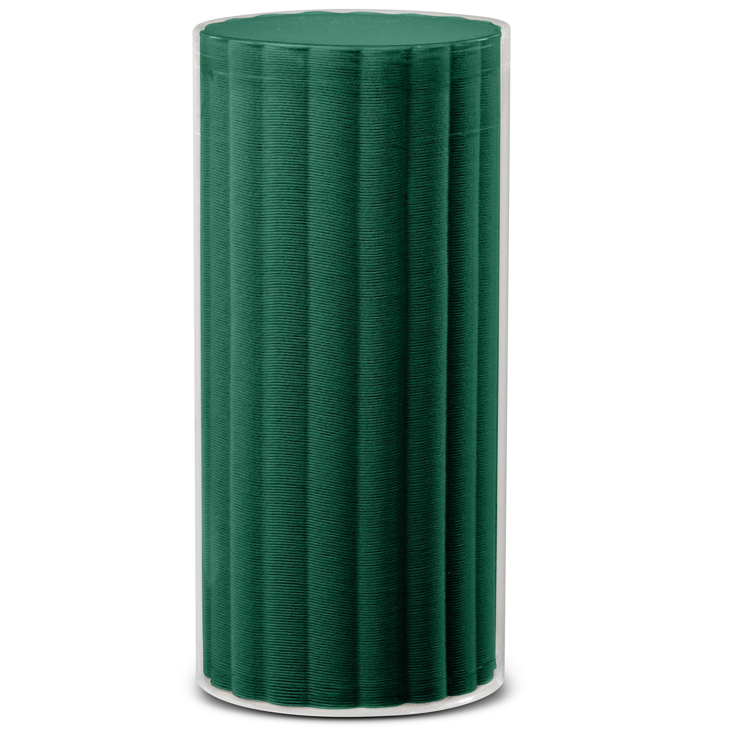 Posavasos desechables verdes con tacto de lino para bebidas, posavasos redondos de papel de 3.5 pulgadas para bar, cóctel, bebidas, vino o evento, paquete de 500 unidades a granel