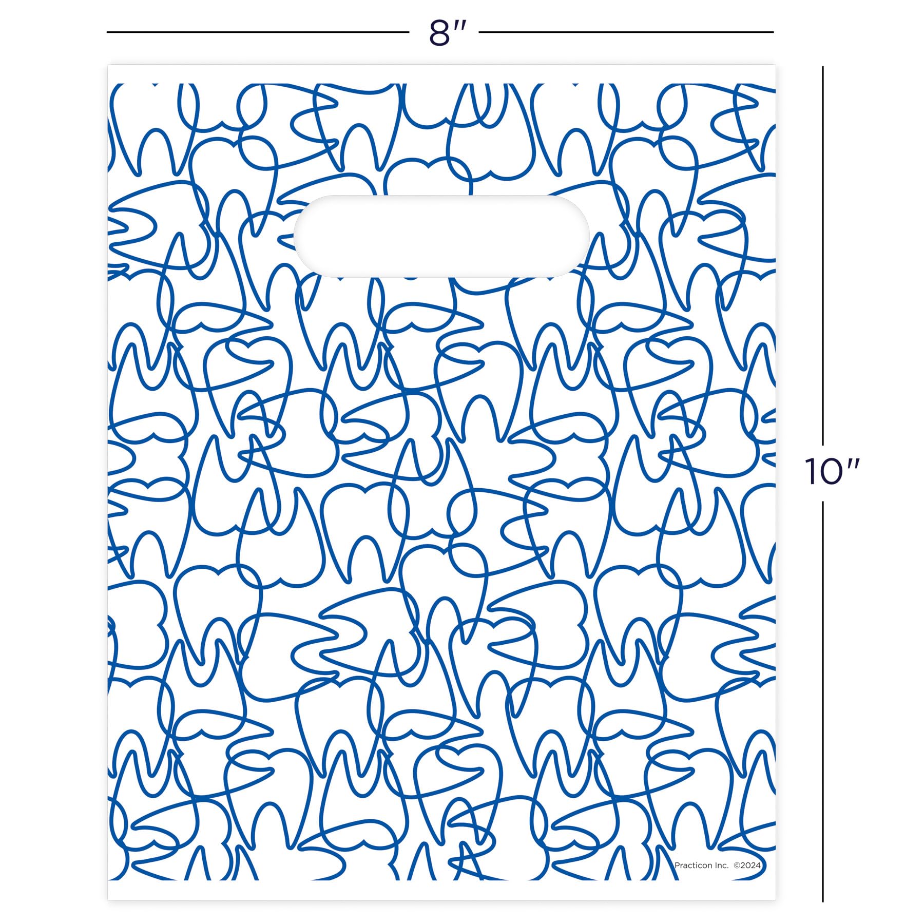 Practicon Confezione da 100 sacchetti per stampa Molar 20,3 x 25,4 cm