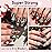 Makartt Rhinestone Glue for Nails: Super Strong Gel Nail Glue for Nail Charms Gems Decorations, 3D Gel Nail Art Bling Jewel Diamonds for Salon & DIY Manicure, 30ML UV Lamp Cured Need Beauty Gifts