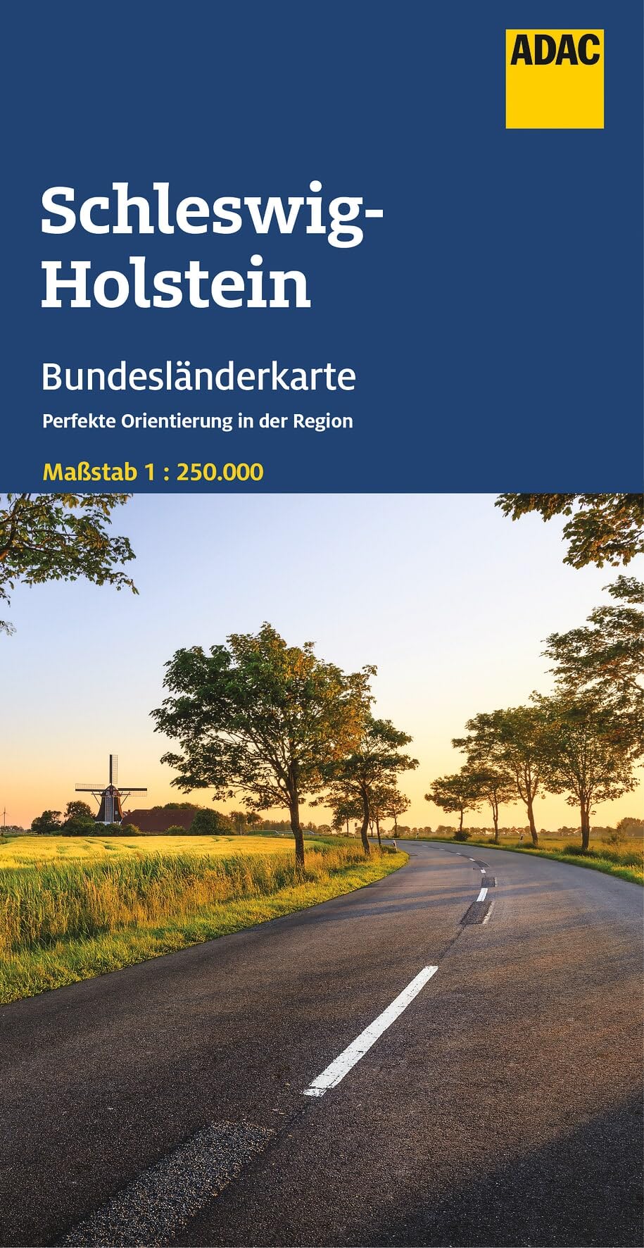ADAC Bundesländerkarte Deutschland 01 Schleswig-Holstein 1:250.000: Straßenkarte und Autokarte