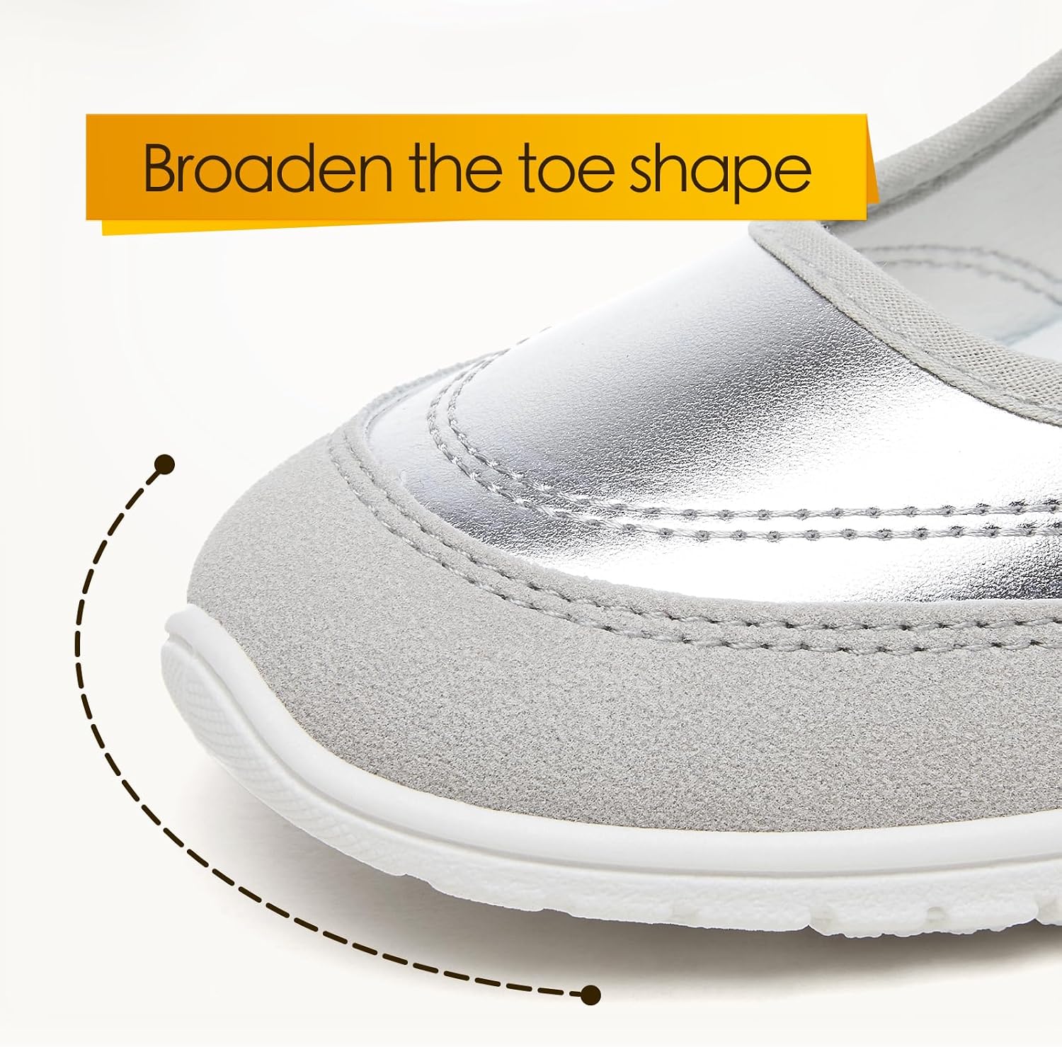 Iarus Women's Mary Jane Fashion Sneakers Casual Slip on Tennis Shoes image 5