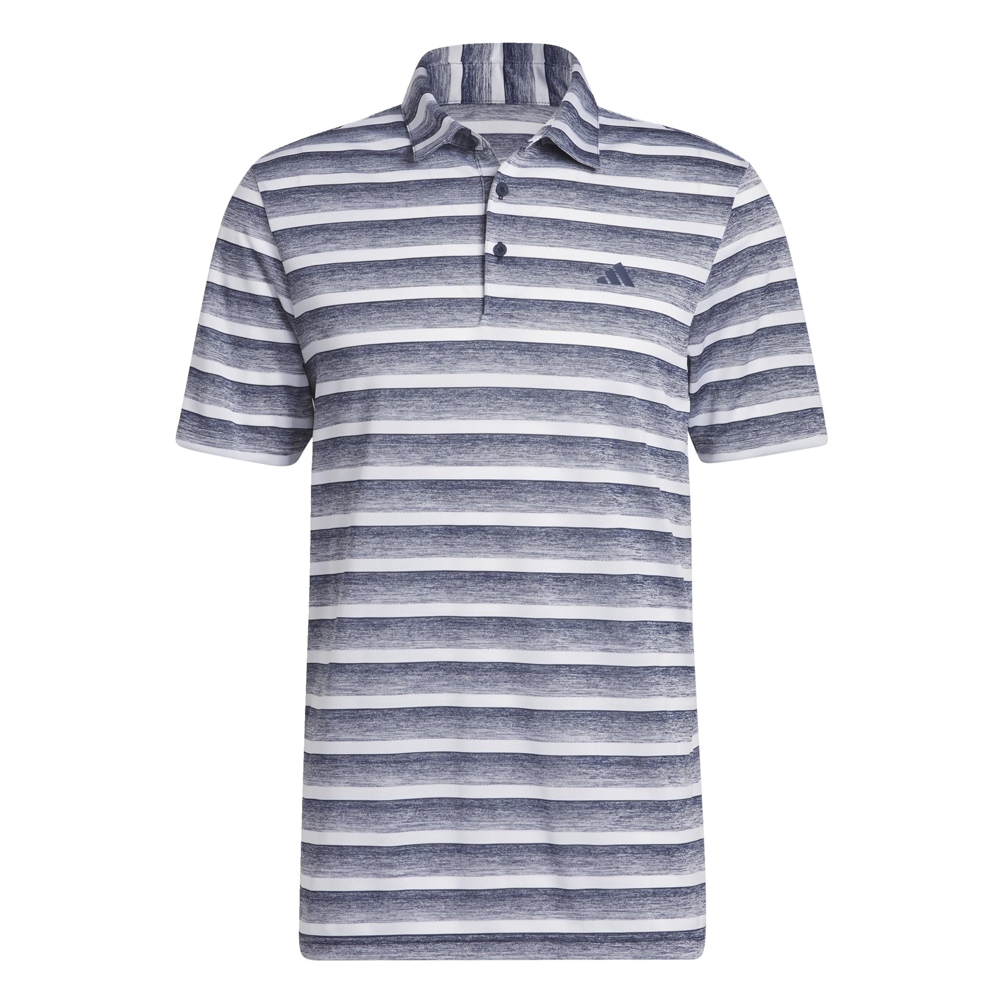 adidas Golf Herren Two Colour Streifen Primegreen Poloshirt