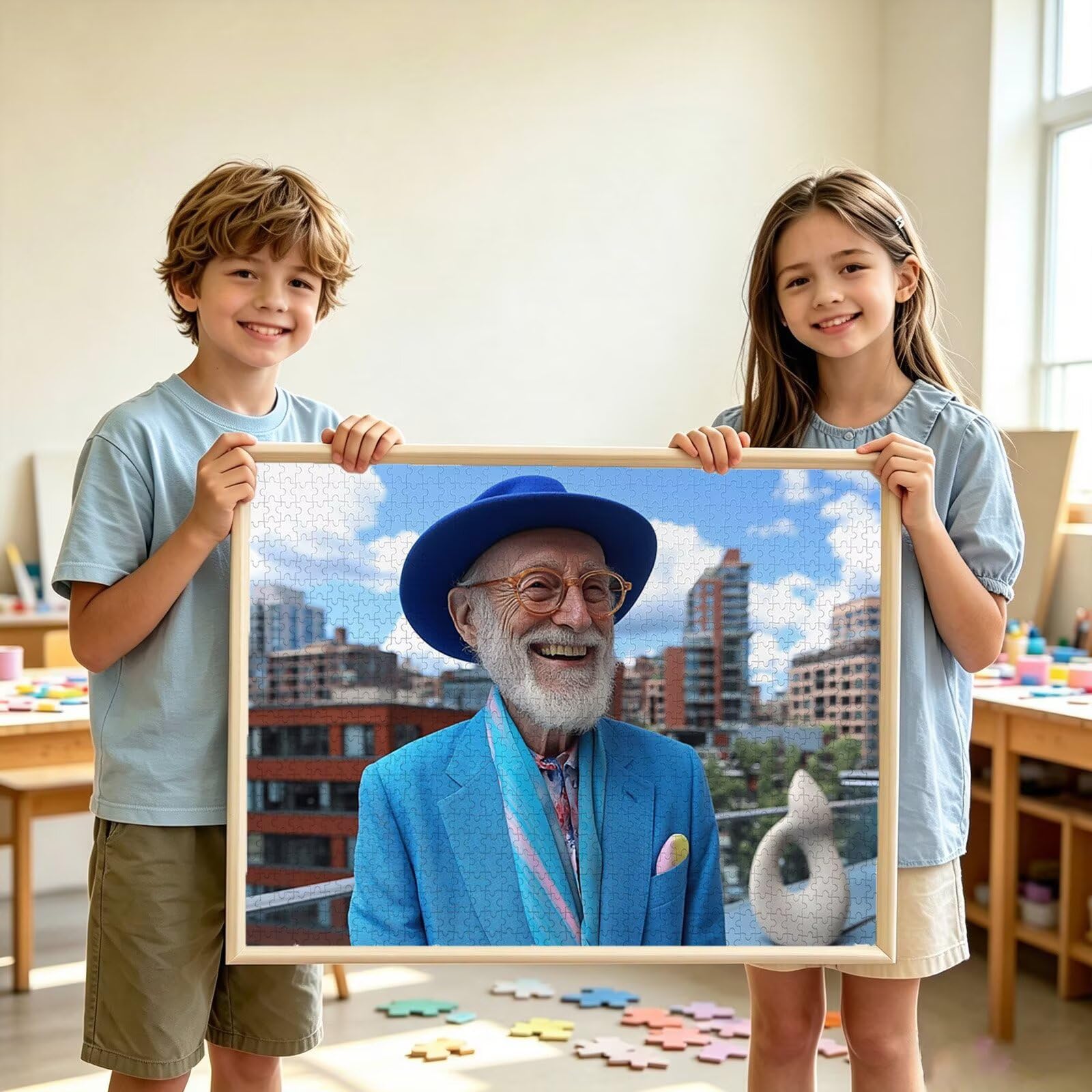 Spersonalizowane puzzle, niestandardowe drewniane puzzle fotograficzne