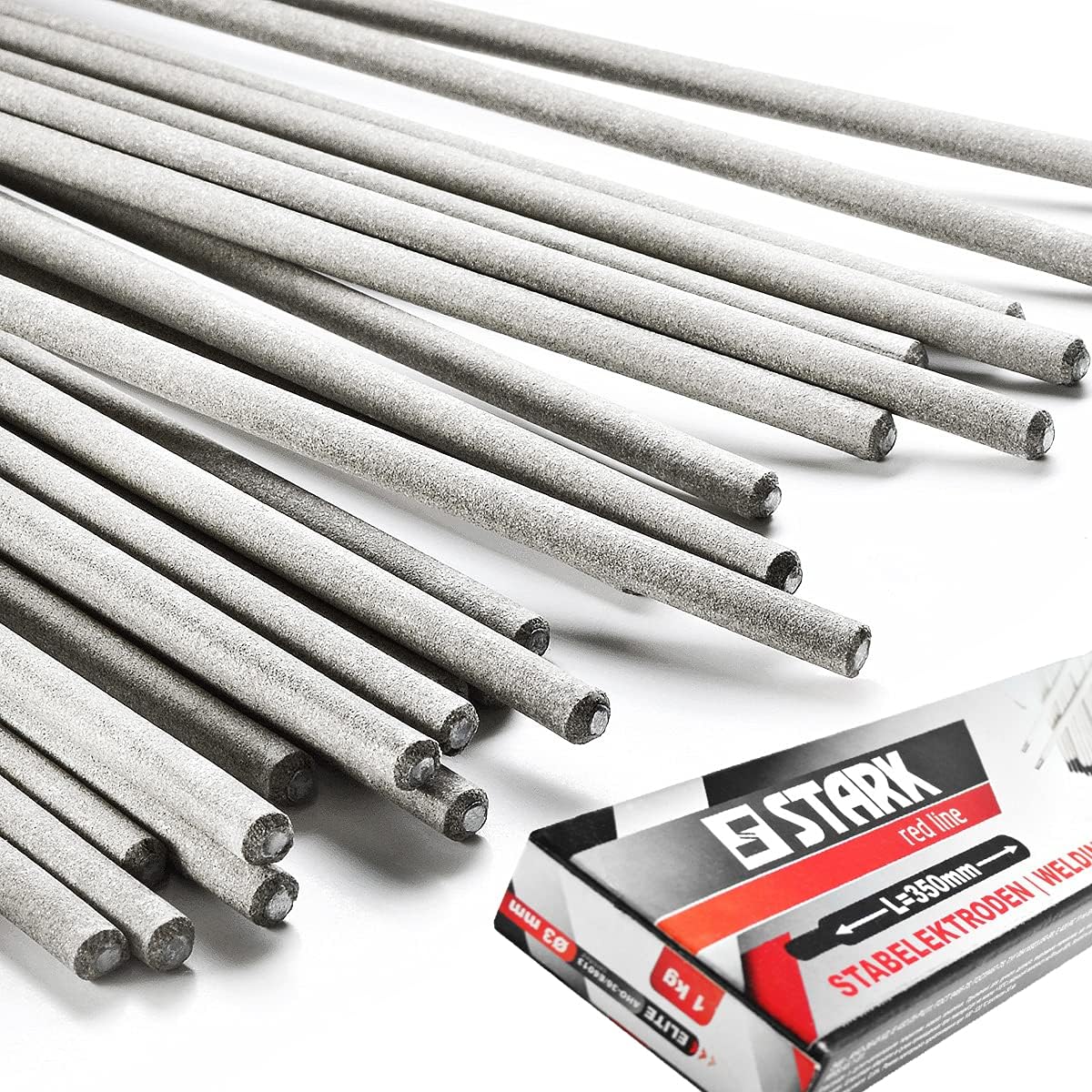Arc Welding Electrodes 3mm x 350mm – 1kg (Approx. 35 pcs) | Universal Stick Electrodes for Mild Steel, Repair, Assembly & Structural Welding | Redline Premium Series