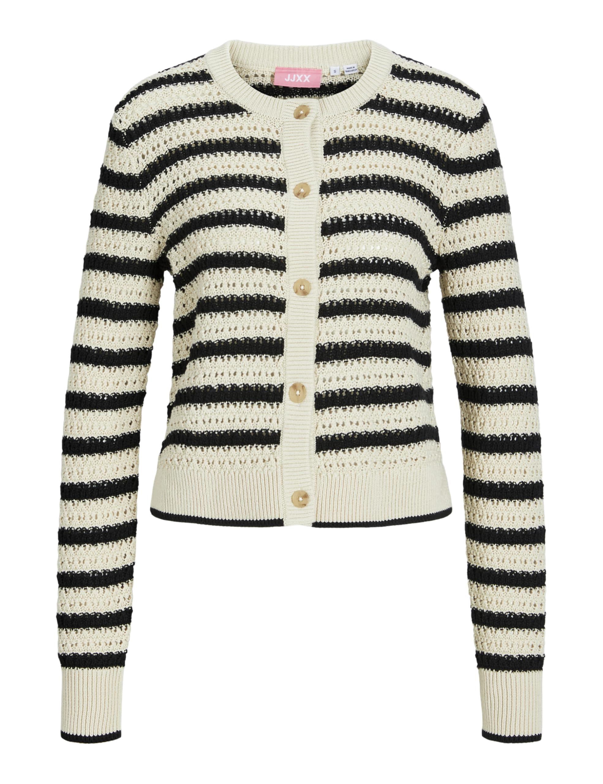 JJXX Women's Jxaddy Cardigan Knit Sweater, Bone White, XS