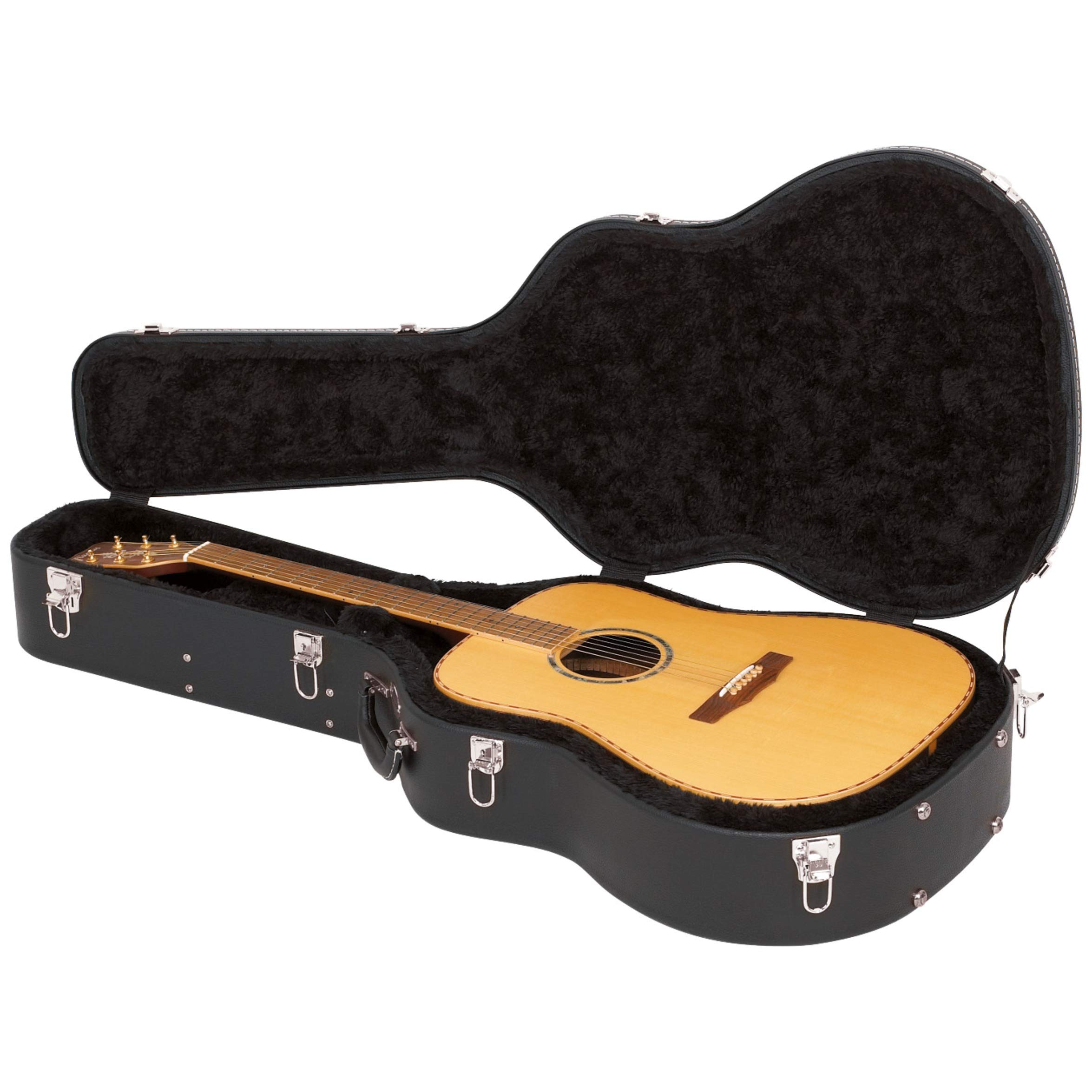 Classical Guitar Black Tolex Curved Case