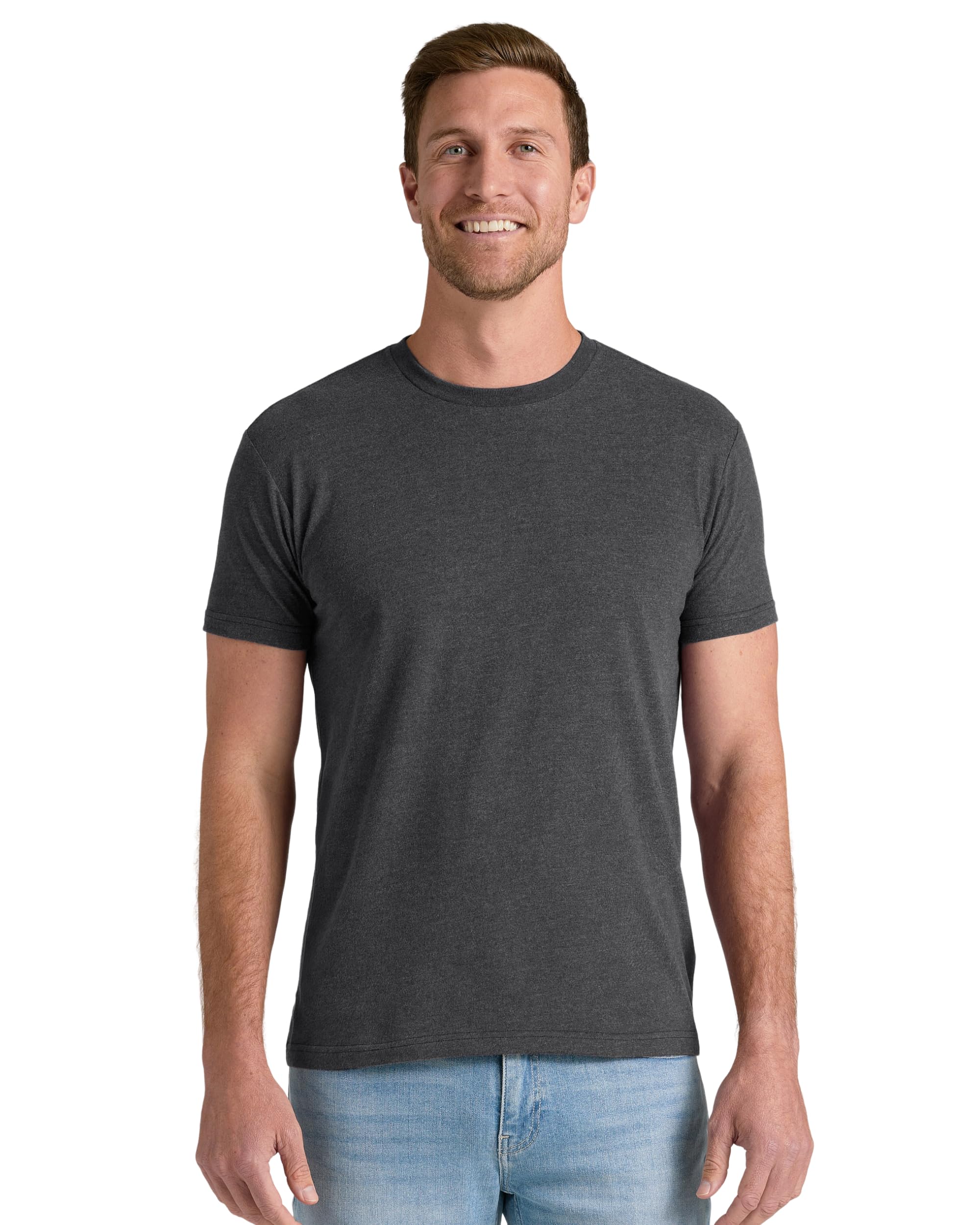 True Classic mens Short Sleeve Classic Crew T-Shirt (pack of 6)