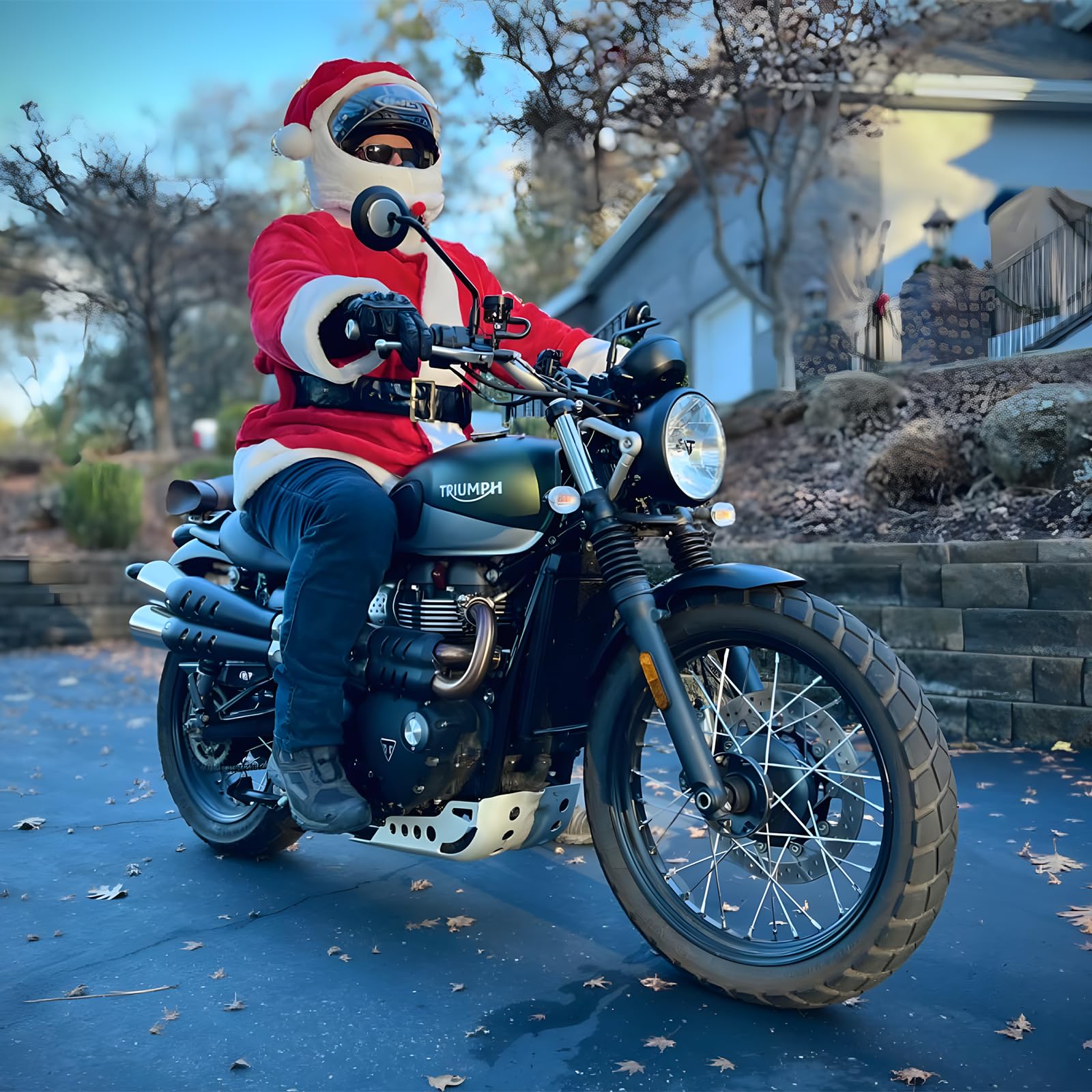 Copricasco Moto Peluche, Accessori per Caschi,Protegge da Polvere, Ammaccature e Graffi (Casco Non Incluso)