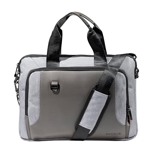 Probus Classic Slim Business Professional Travel and Commuter Bag for 13" to 15.6" Laptop
