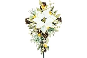 Yuletime 36" Christmas Cross Stake: Illuminate Your Holiday with Graceful Symbolism