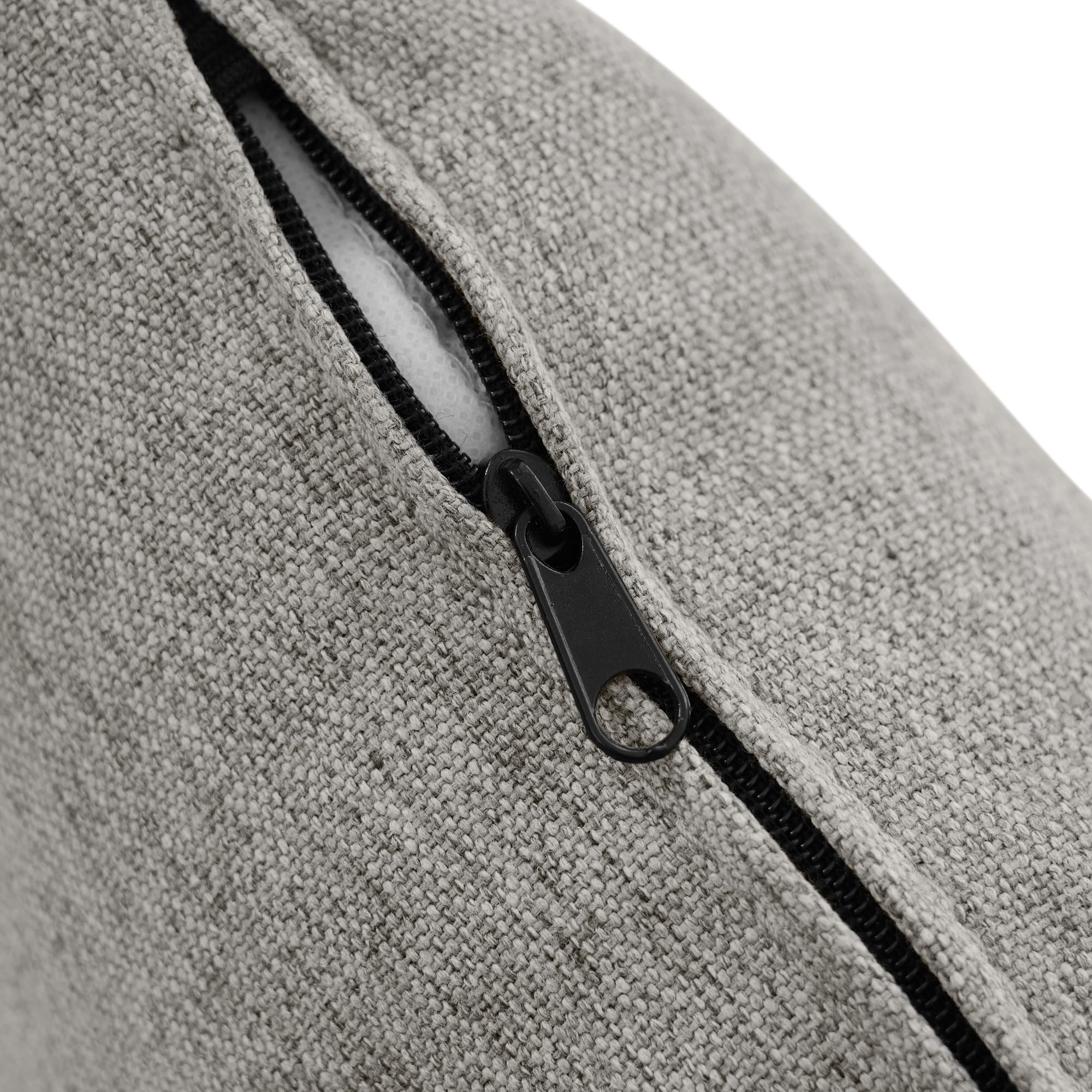 Lexiou Divano angolare a forma di L con chaise longue - Divano a 3 posti, 166 x 118 x 77 cm, tessuto in lino di cotone traspirante, gambe in plastica, design modulare, ideale per soggiorno