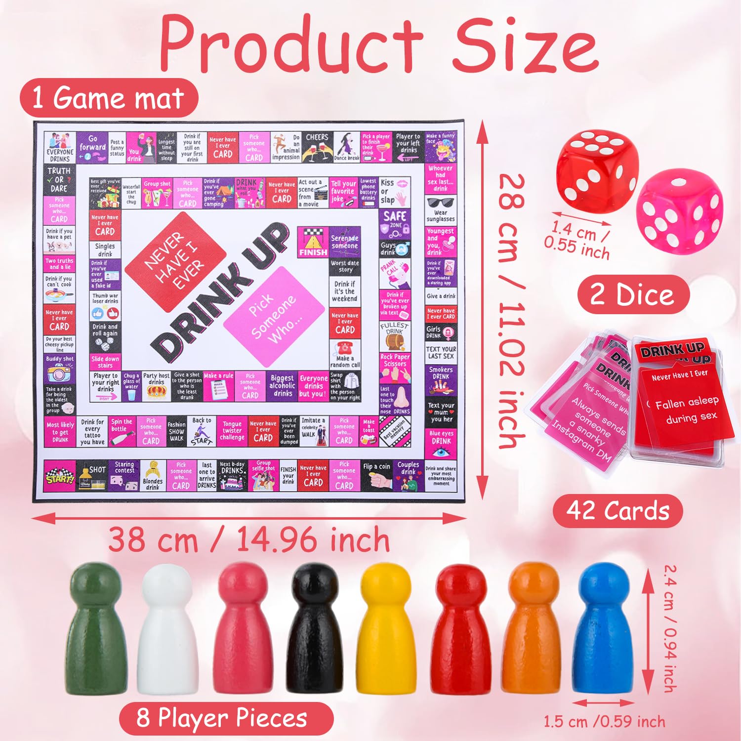 Cunegra Drinking Board Game for Adults Adult Monopoly Board Game - Image 2