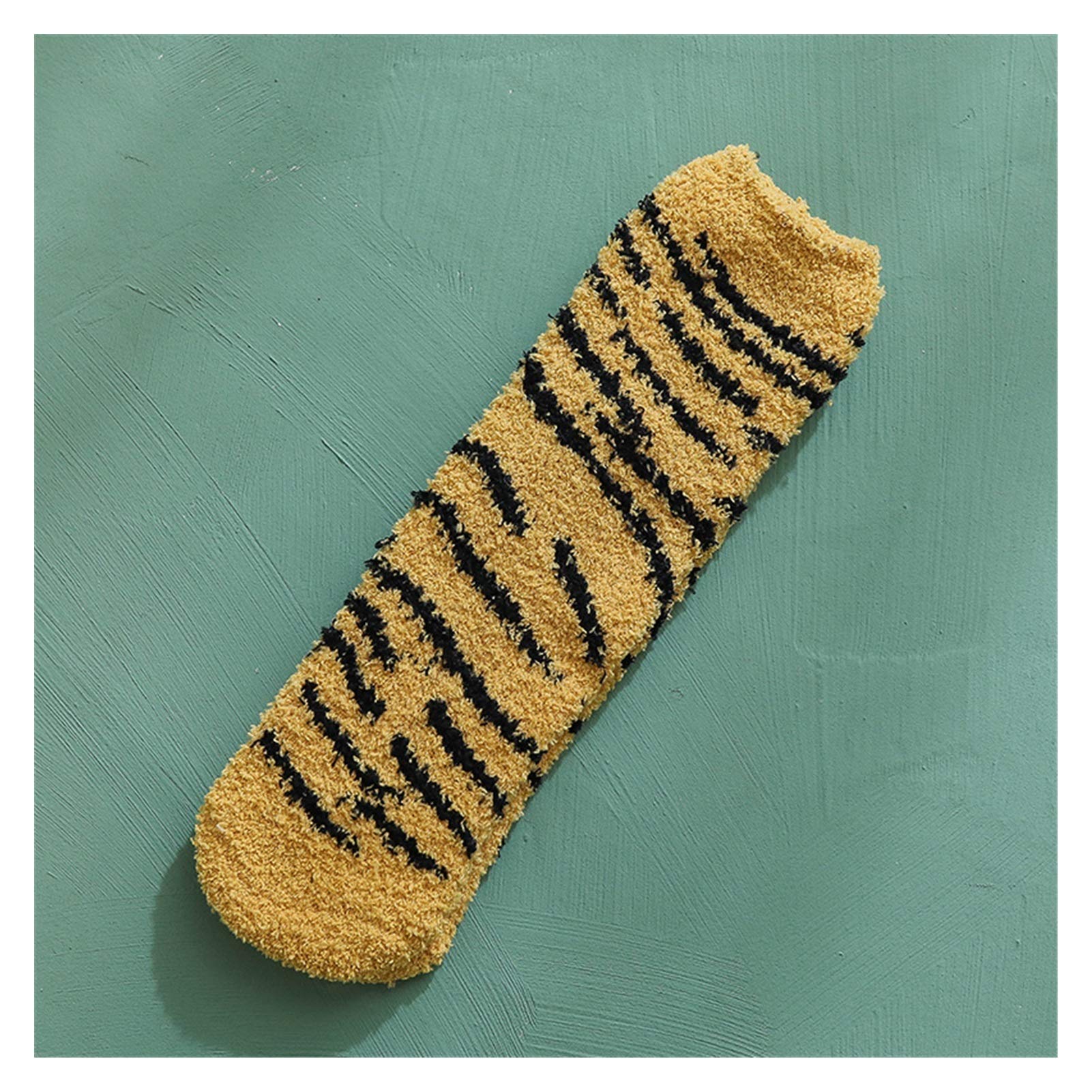 Chaussettes chaudes femme animaux en porte chaussettes à fourrure lot de 3