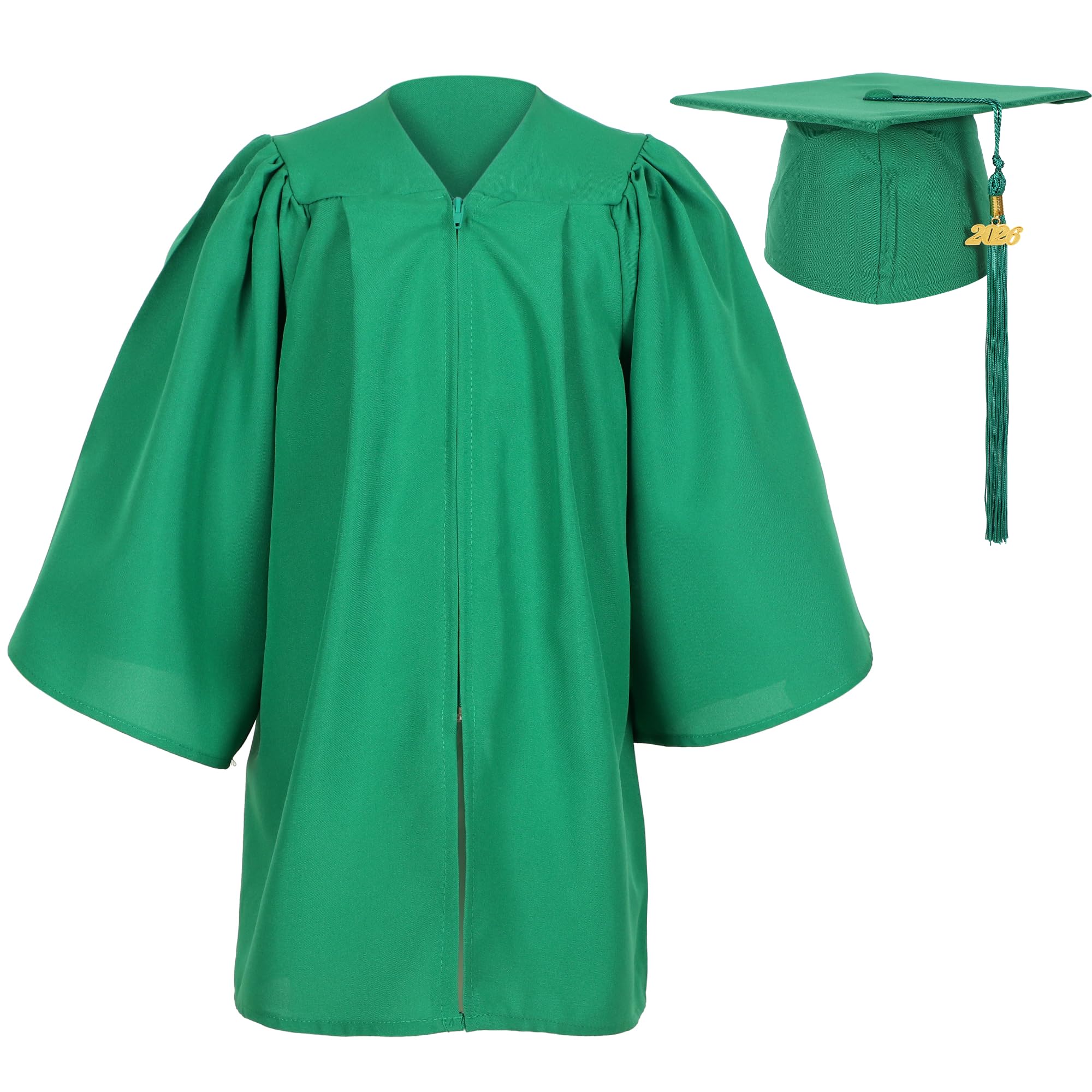 Matte Kindergarten Preschool Graduation Gown Cap 2026