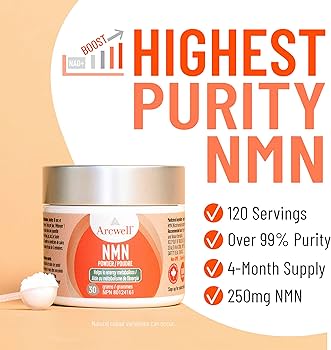 Arcwell Micronized NMN (Nicotinamide Mononucleotide) Powder | 250