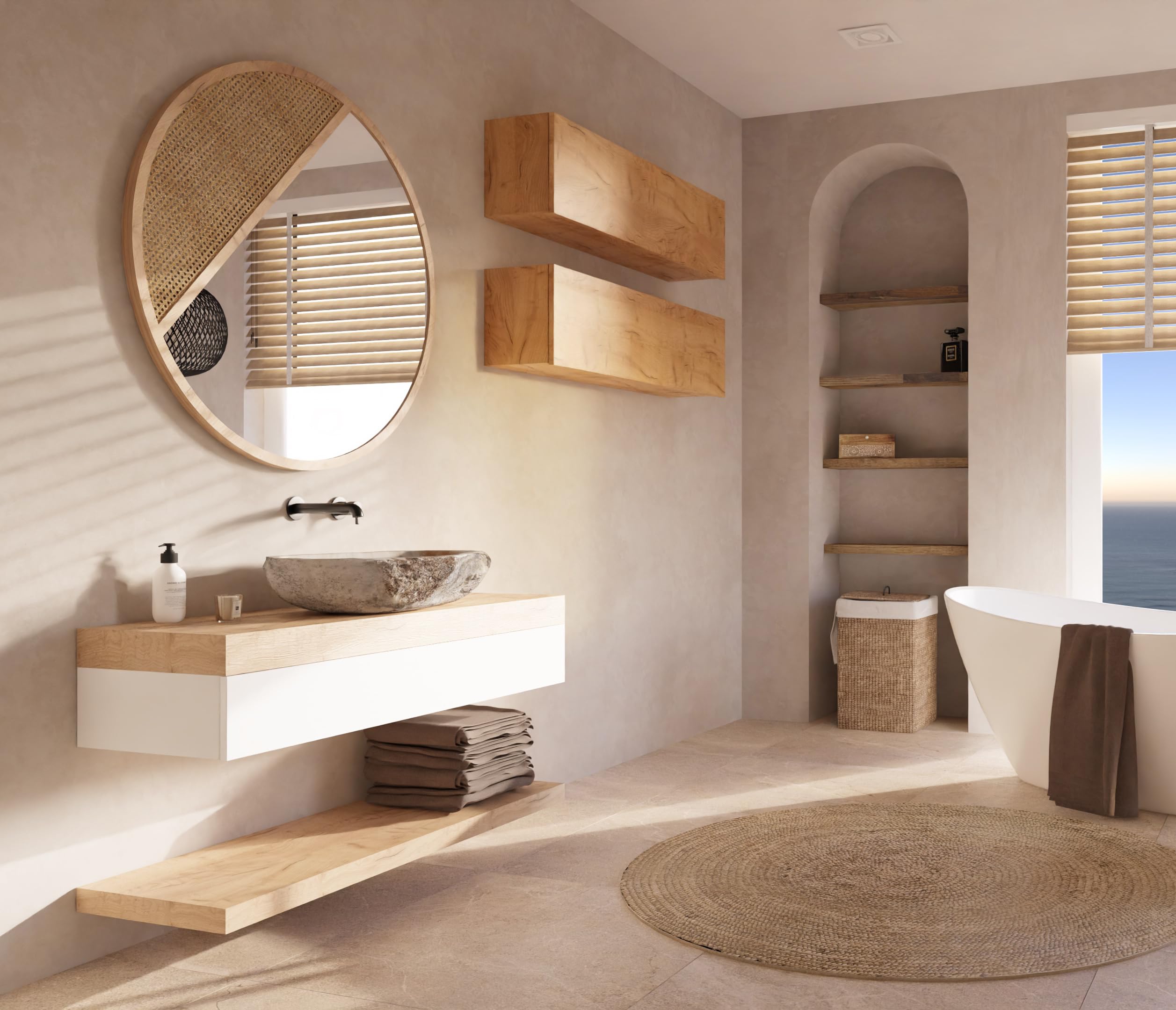 Mobile Da Bagno A Parete VidaXL 100x25x30 Cm, In Truciolato Nero – Pensile Con Ante A Molla Gas, Ampia Capacità, Per Bagno, Cucina O Camera