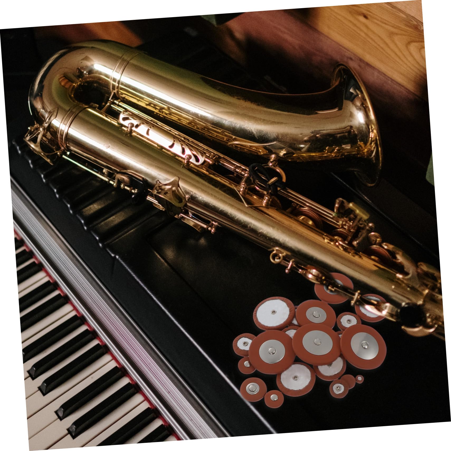 Kit de Herramientas de Reparación Mantenimiento y Sustitución de Piezas Dañadas para Saxofón Alto Color Aleatorio Tornillos Metálicos y Muelles para Músicos Profesionales