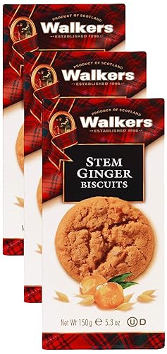 Miniatura 8 de Walker's Shortbread Stem Galletas de jengibre, galletas de estilo escocés, caja de 5.3 onzas