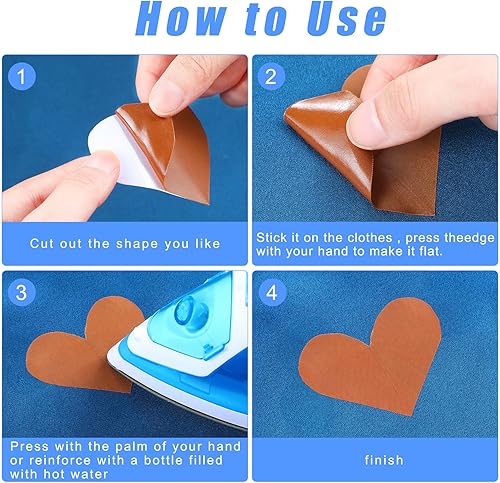 Miniatura 6 de 30 parches de reparación de nailon, autoadhesivos, impermeables, ligeros, parches de reparación para ropa, chaquetas, agujeros, desgarros, 7.87 x