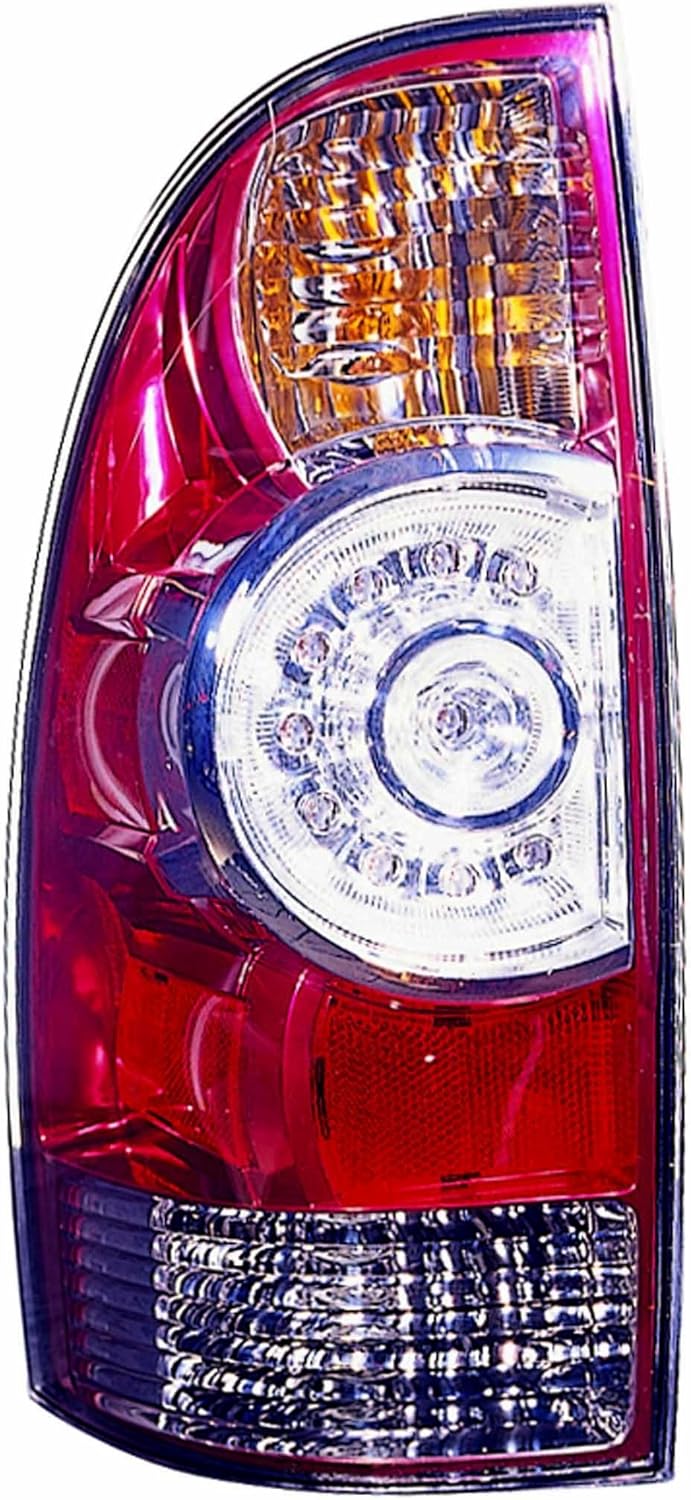 DEPO 312-1995L-AC Replacement Driver Side Tail Light Assembly (This product is an aftermarket product. It is not created or sold by the OE car company), Chrome