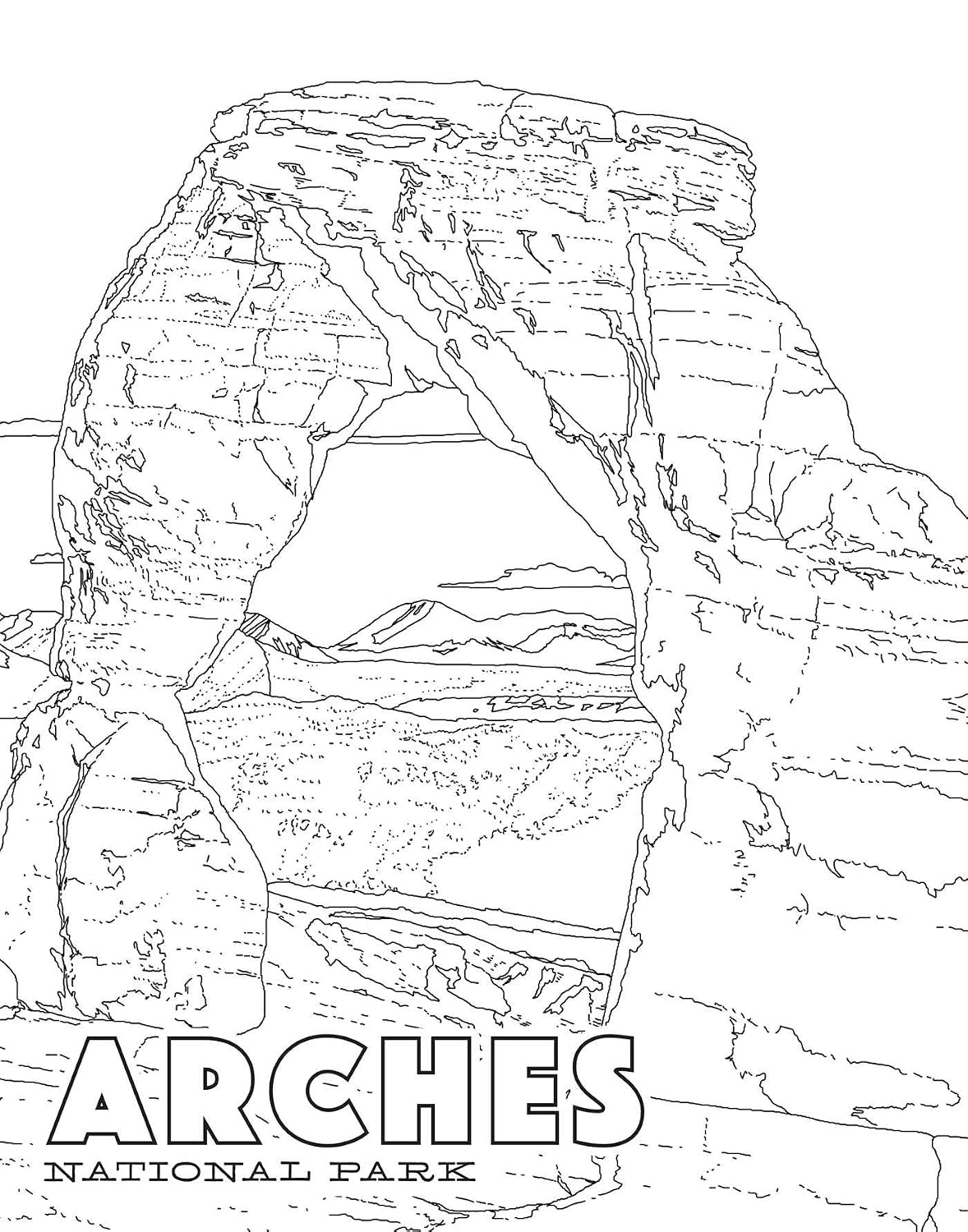 The National Parks Poster Coloring Book: 20 Removable Posters to Color and Frame